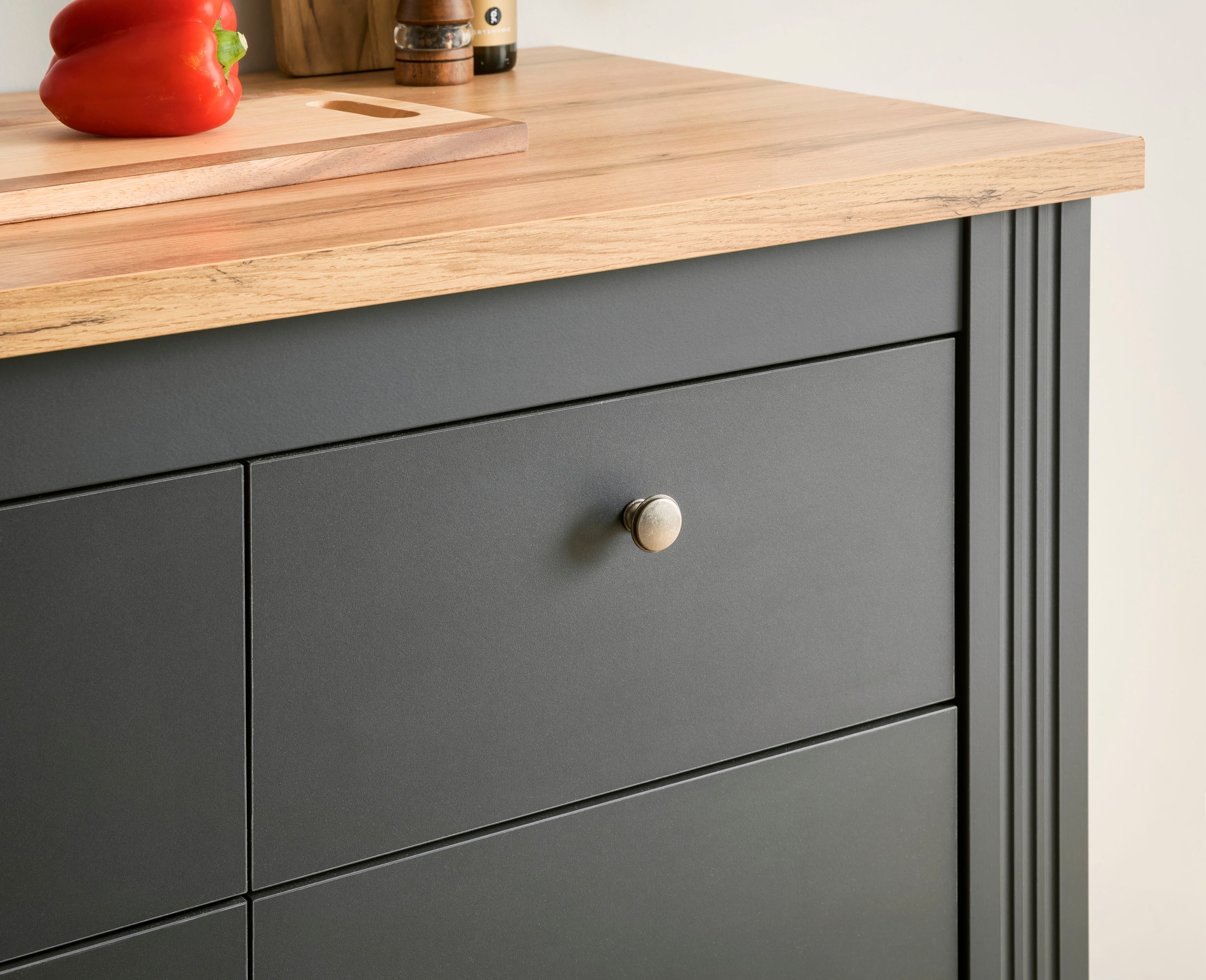 KOCHSTATION Unterschrank »KS-Westminster« im romantischen Landhausstil, Breite 100 cm, exclusiv by Otto