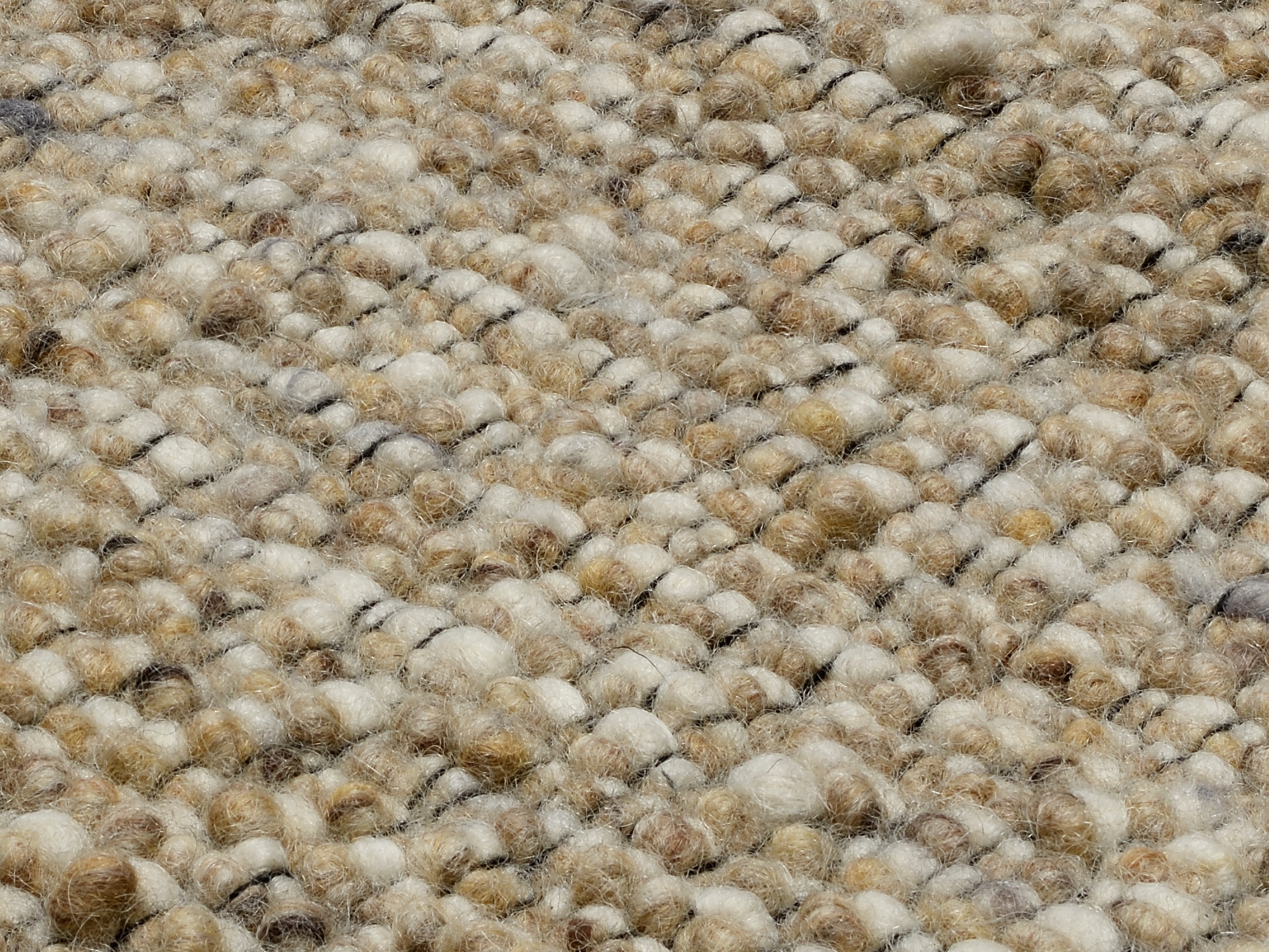 OCI DIE TEPPICHMARKE Wollteppich »COUNTRY HANDWEB« rechteckig 12 mm Höhe 95% Wolle, handgewebt, Naturfasern, Wendeteppich, Wohnzimmer