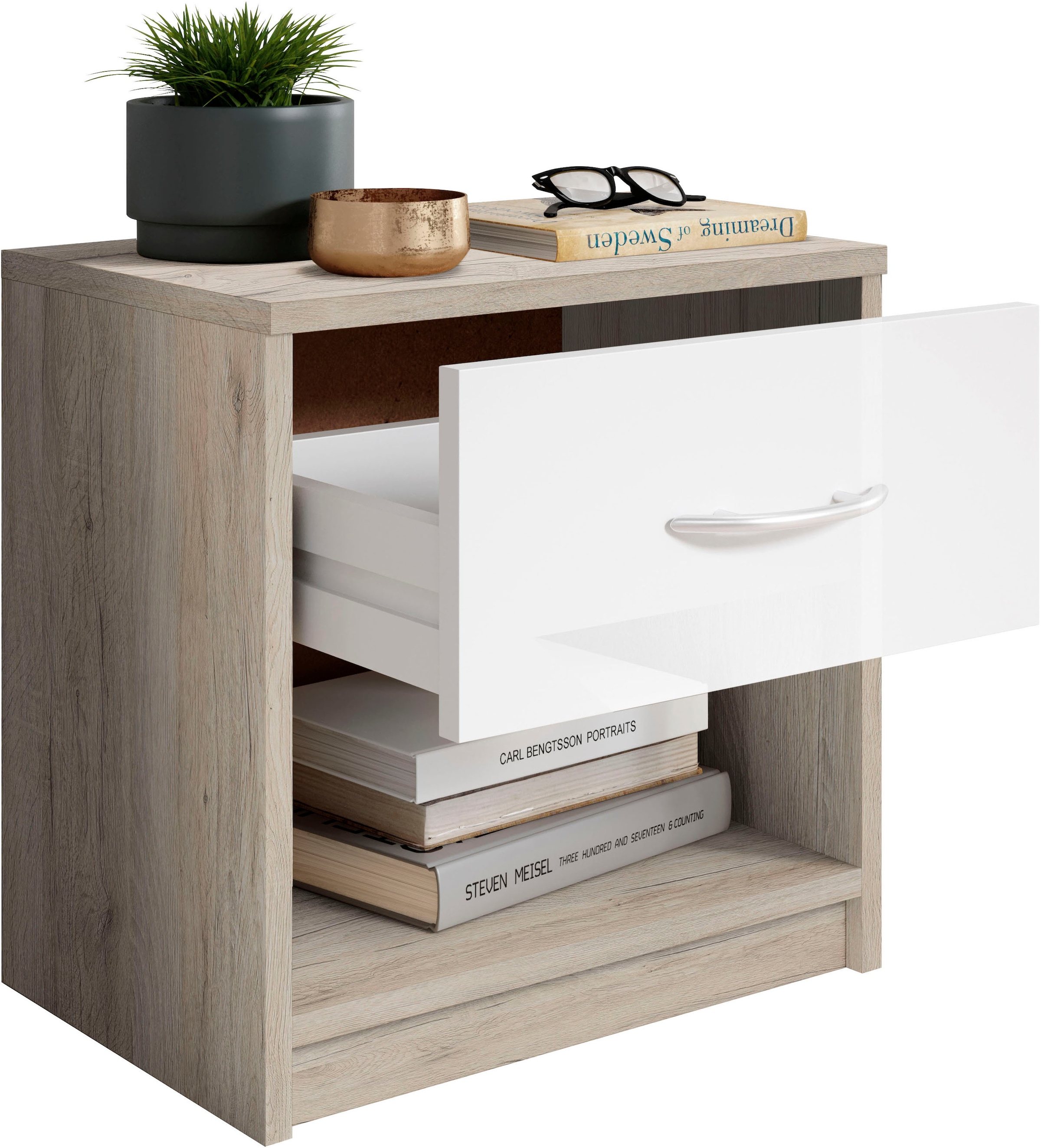 Schlafkontor Table de nuit »Pepe« Breite 39 cm