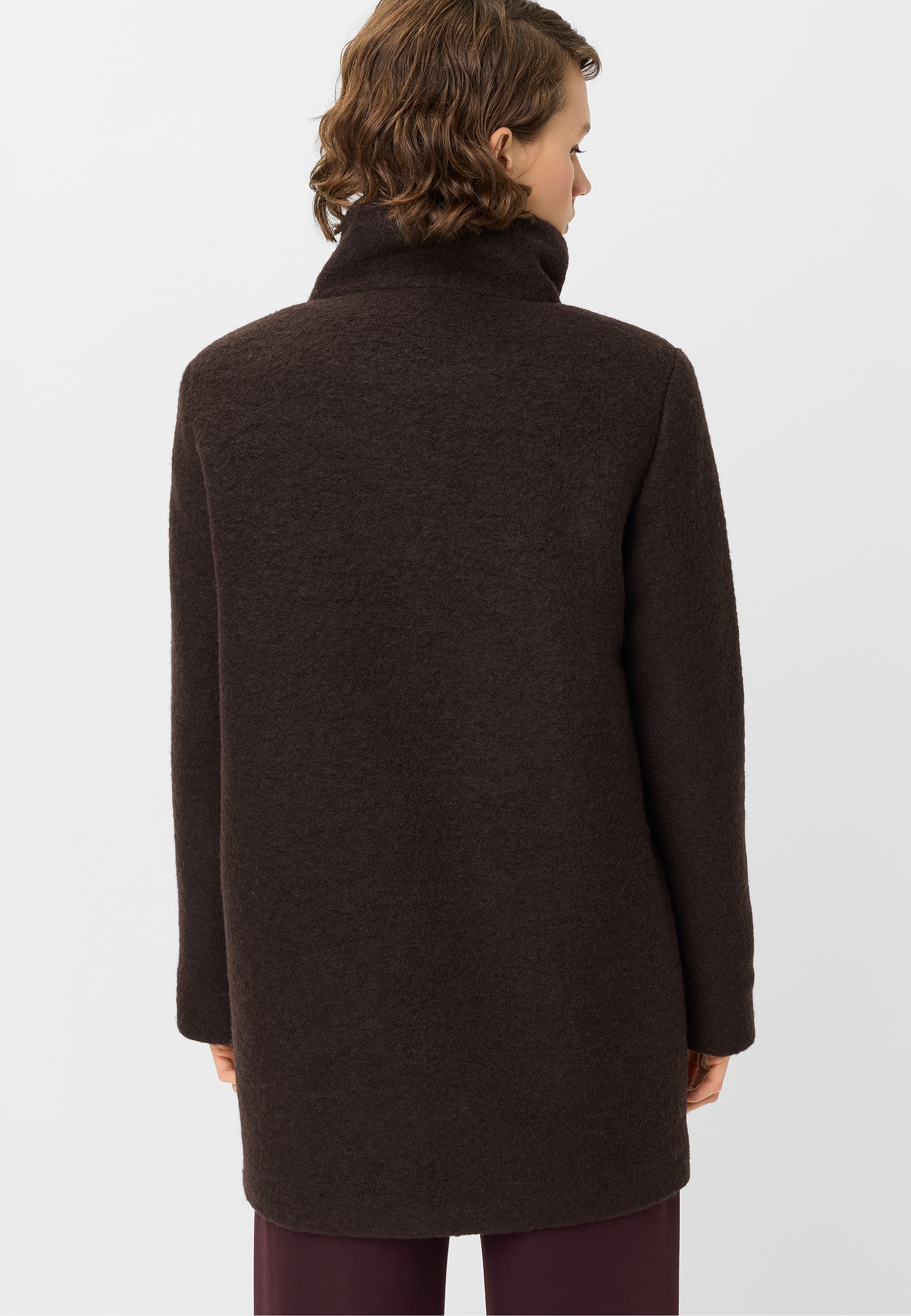 Fuchs Schmitt Manteau en laine Col montant, coupe régulière, mélange de laine