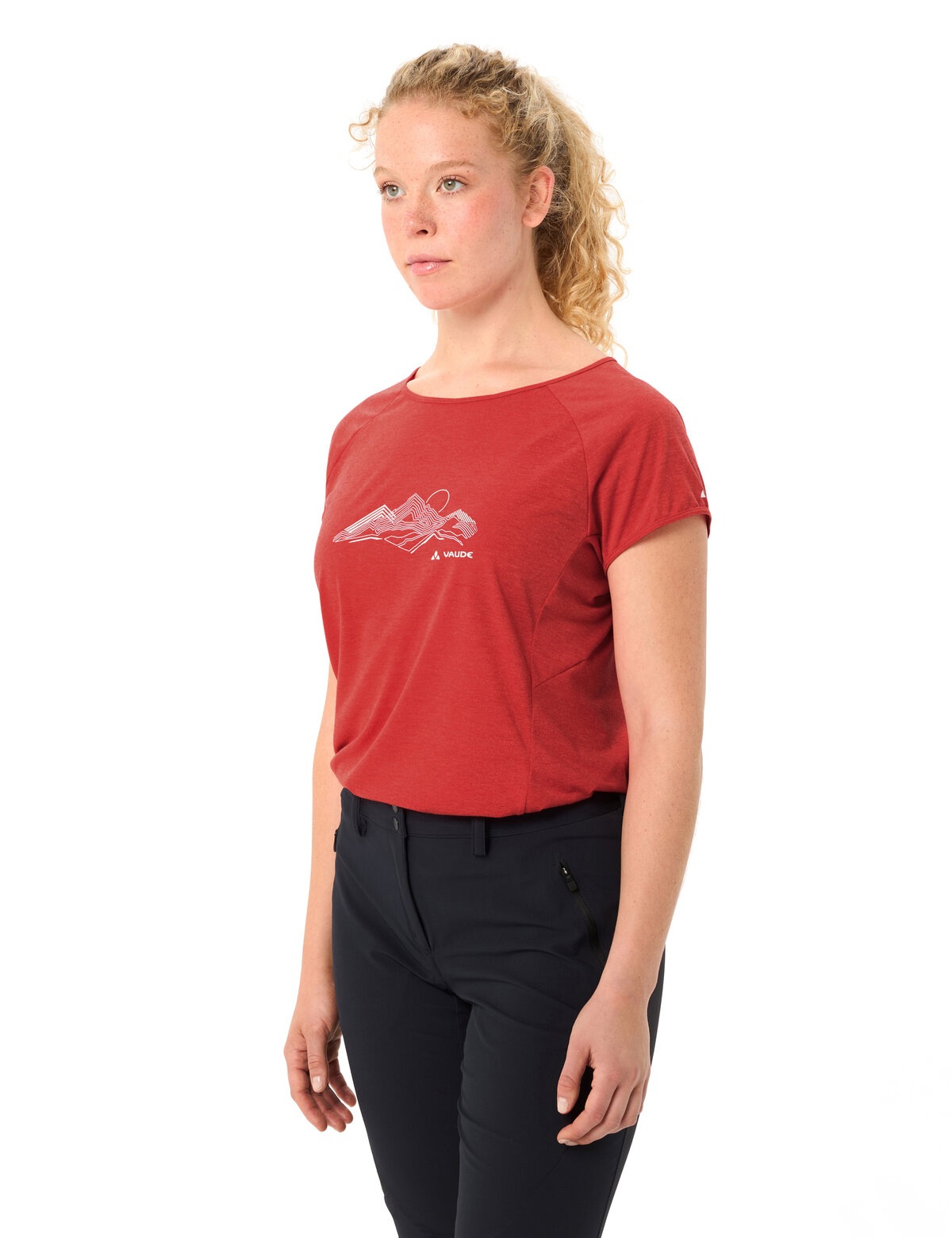 VAUDE T-shirt fonctionnel »WOMEN'S TEKOA T-SHIRT II« Kurzarm, für Sport und Outdoor, aus Polyester und Lyocell