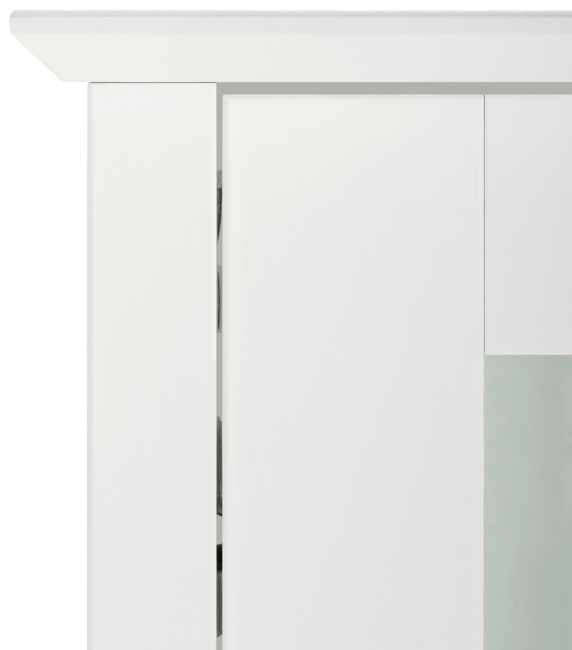 Home affaire Armoire suspendue »Vili« Badezimmerschrank, mit Glastüren, Breite 60 cm, aus Massivholz