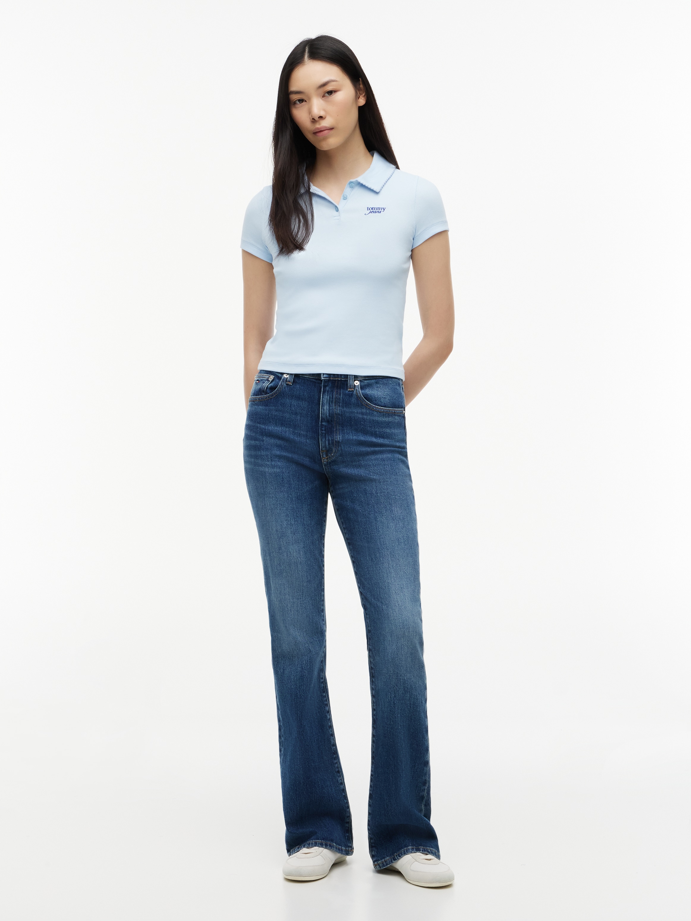 Tommy Jeans Bootcut-Jeans »SYLVIA HGH FLR CJ1« Baumwolle mit Stretch, high waist, Flared Fit