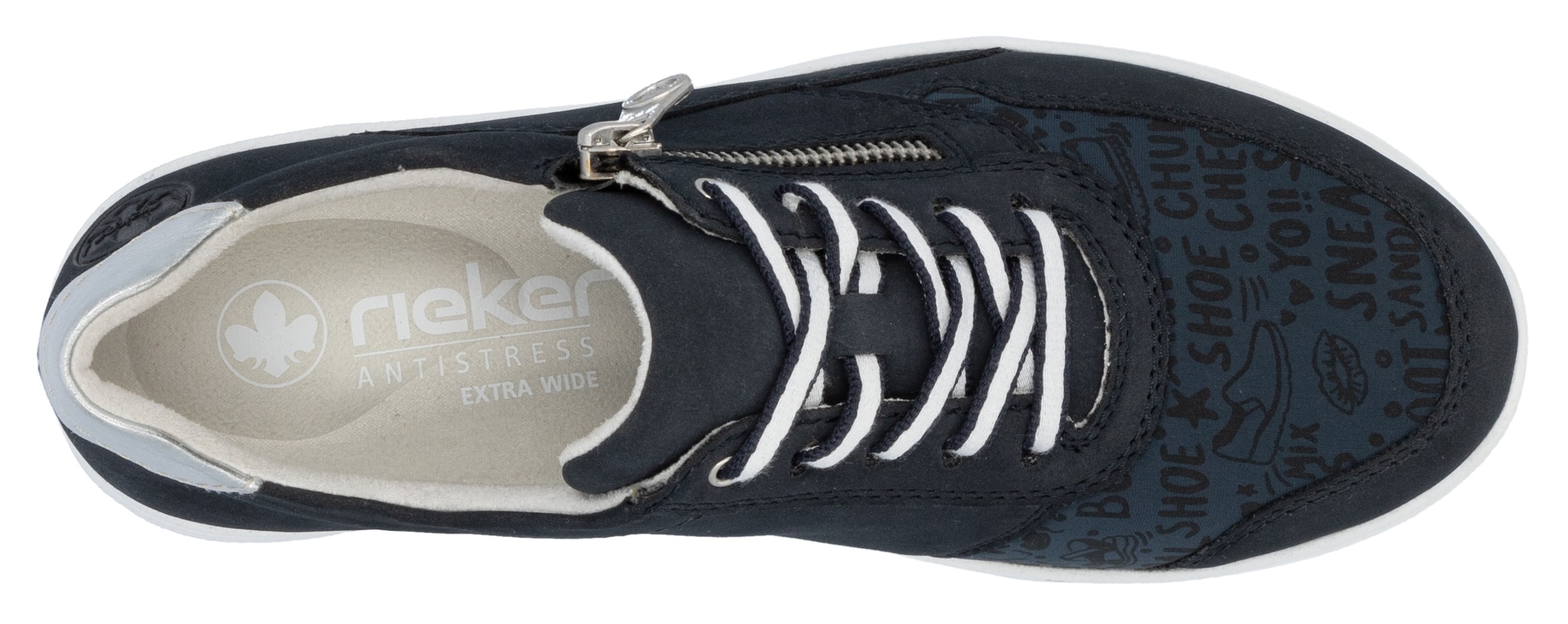 Rieker Baskets à plateforme  Schnürschuh, Halbschuh, Freizeitschuh mit Soft-Einlage