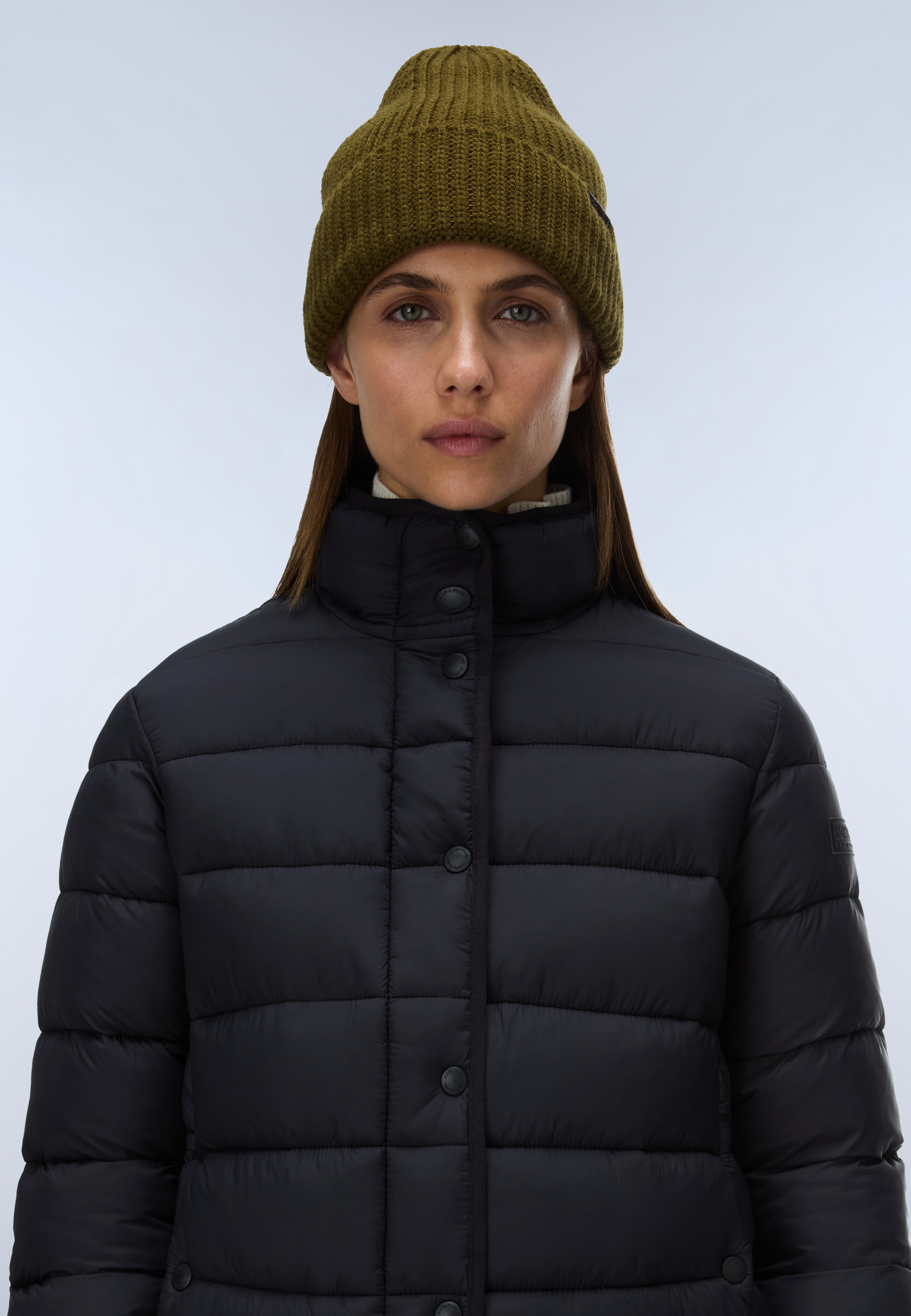 Napapijri Steppjacke »A-AERINS STND W BLACK BEAUTY« aus Polyamid, auch in grossen Grössen