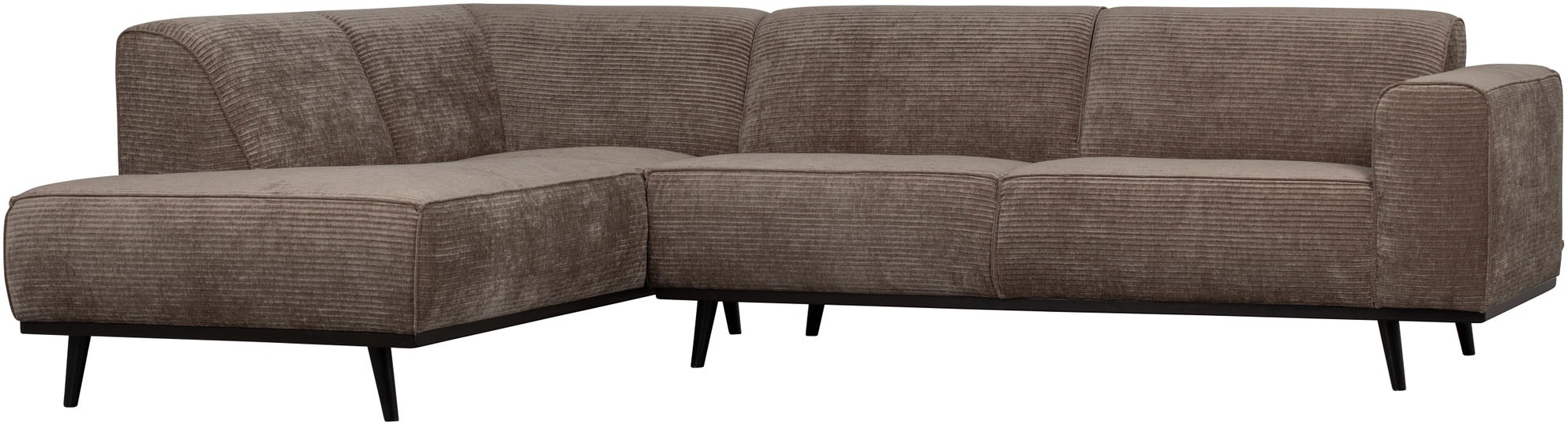 WOOOD Ecksofa »Statement, Sofa auf Birke-Gestell, mit Bonell- und Wellenfederung« frei im Raum stellbar, H 77 x B 274 x T 210 cm