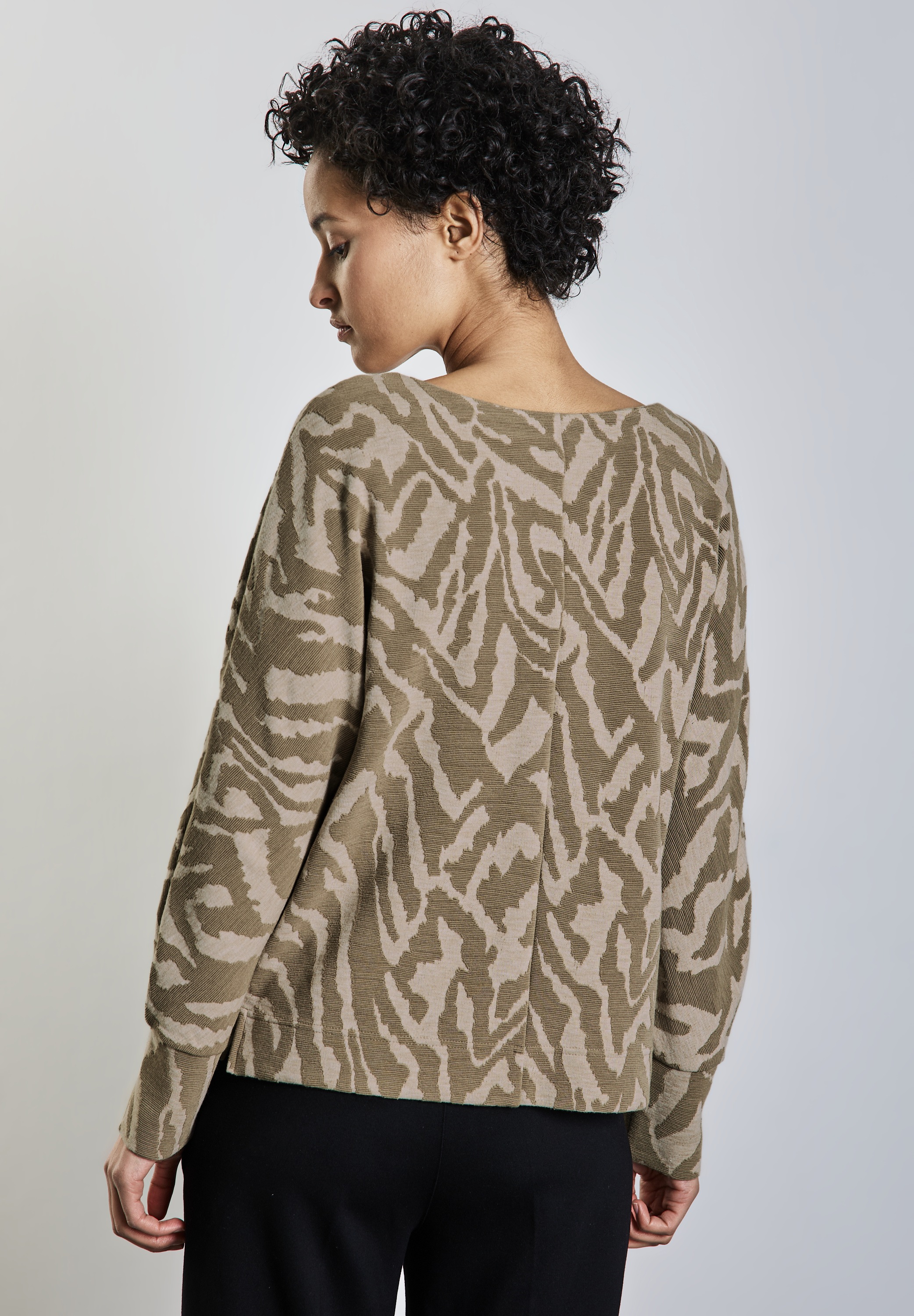 STREET ONE Pull jacquard mit Two-Tone Jacquard