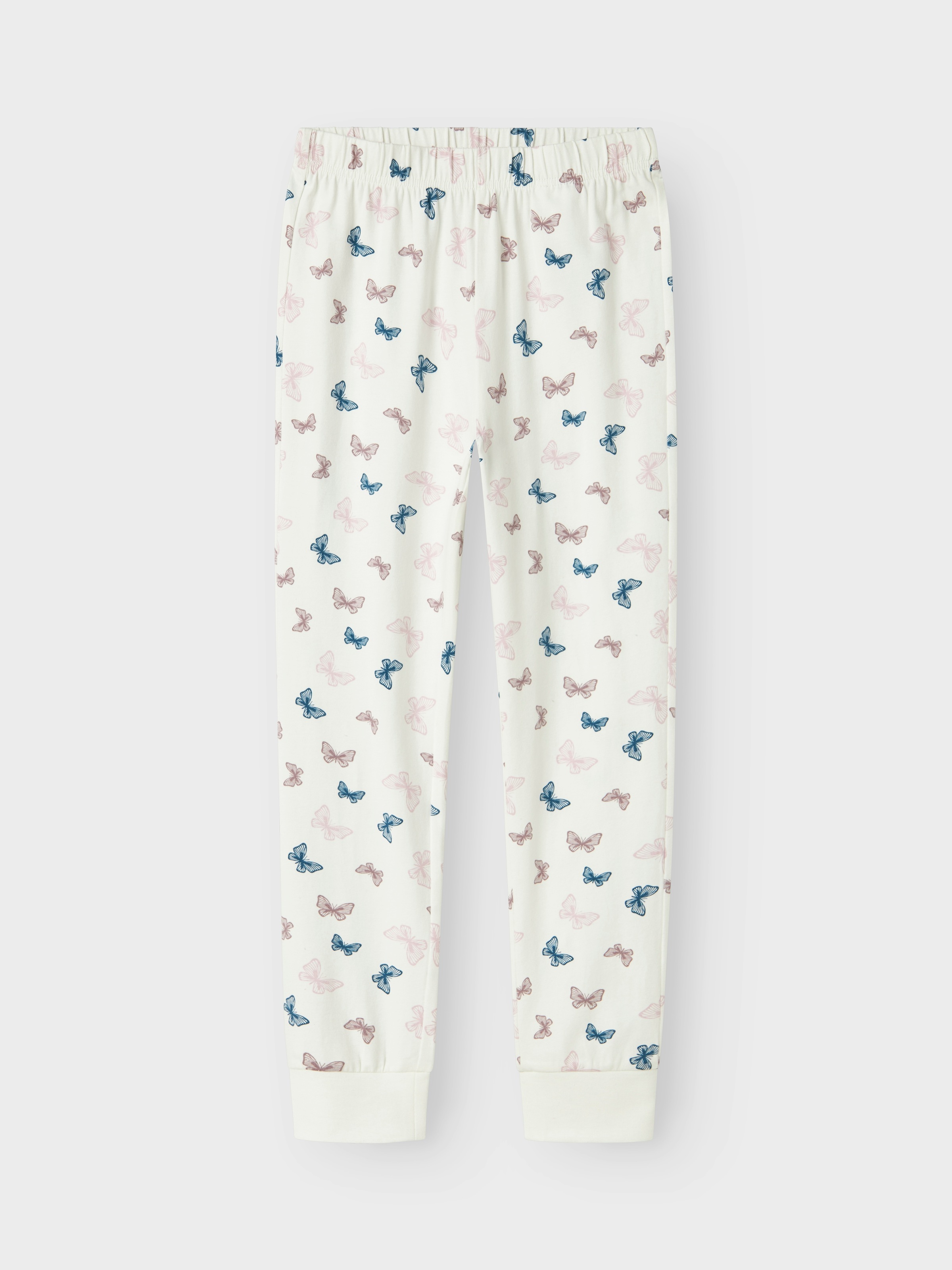 Name It Schlafanzug »NKFNIGHTSET JET STREAM BUTTERFLY NOOS« Set, 2 tlg. im tollen Schmetterlings-Alloverprint