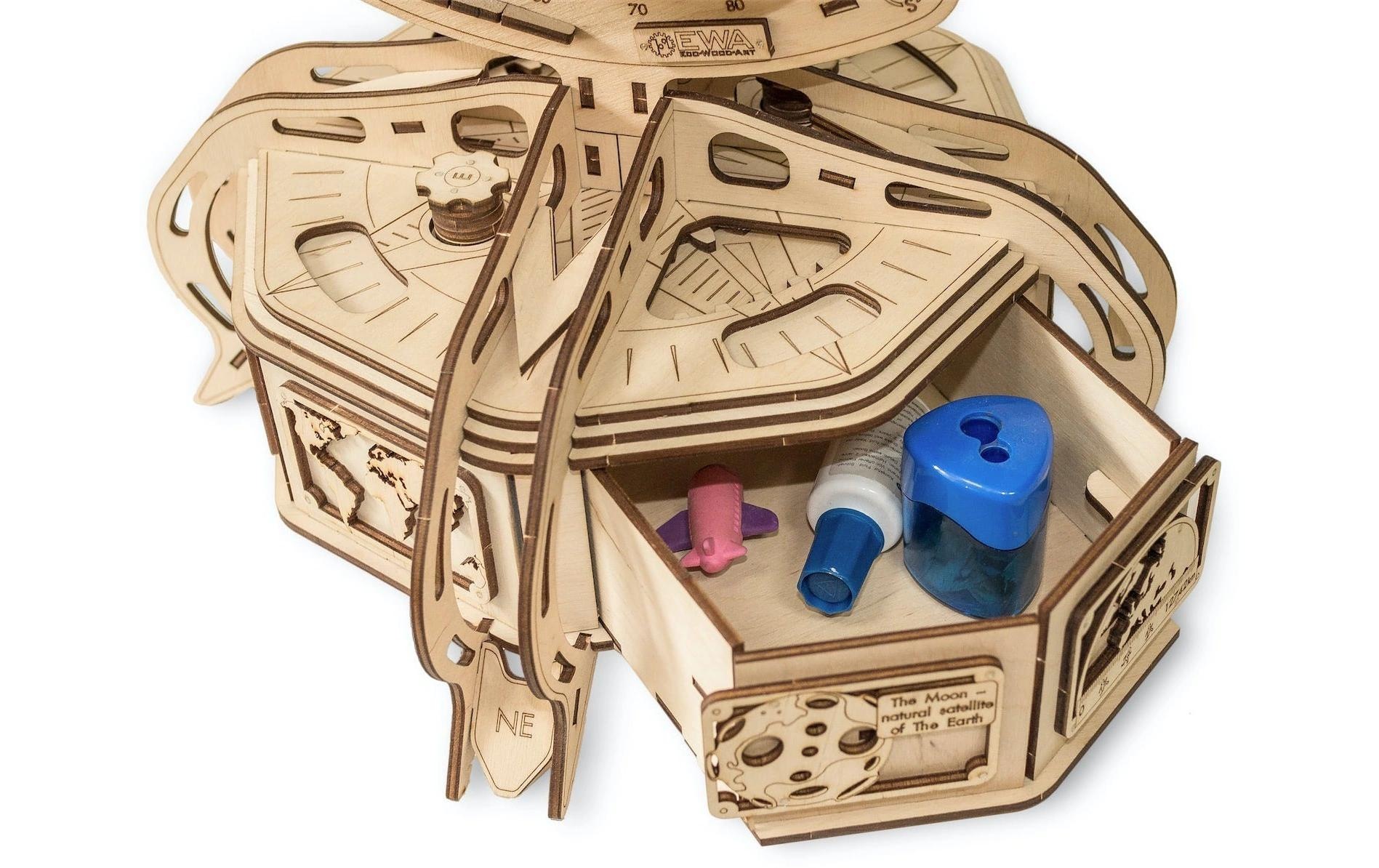   Modellbausatz »Eco-Wood-Art Globus« 393 Stk. tlg.