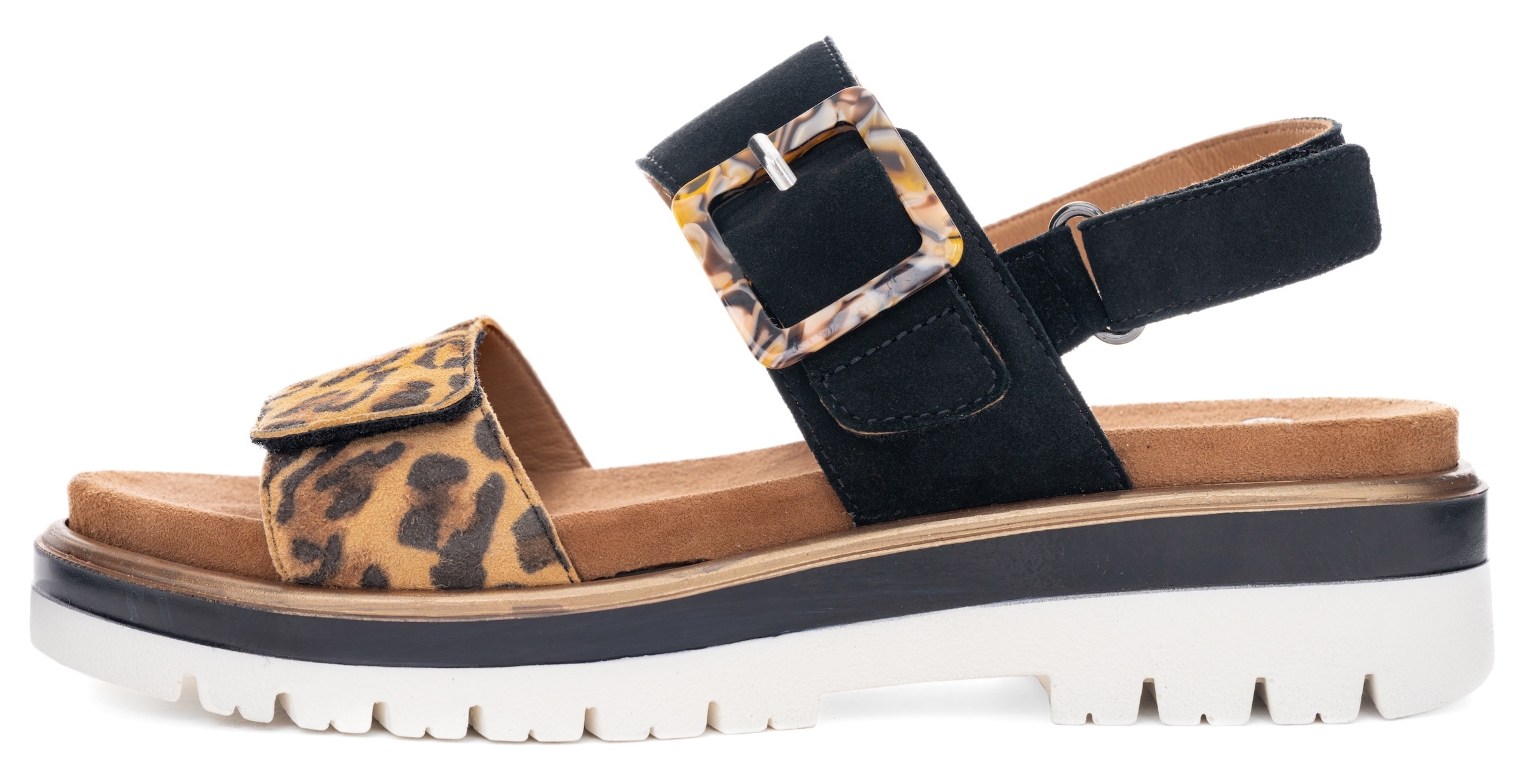 Ara Sandales à plateforme »MALAGA«  , Plateausandale, Klettschuh in Bequemweite G (= weit)