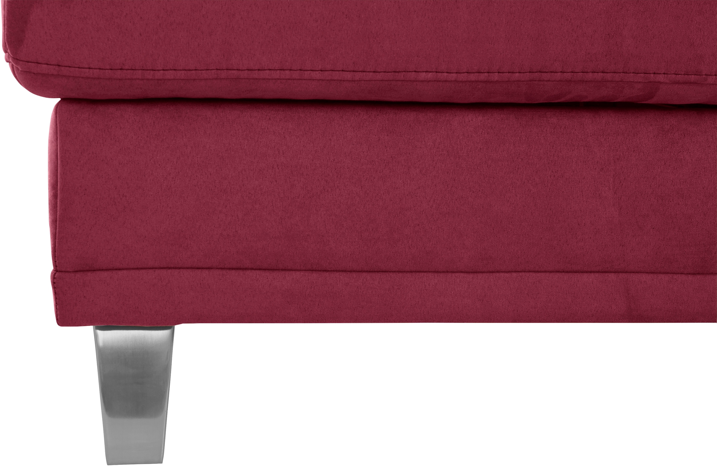 sit&more Ecksofa »Clio L-Form« wahlweise mit Bettfunktion oder Vorziehsitz und Bettkasten, Federkern