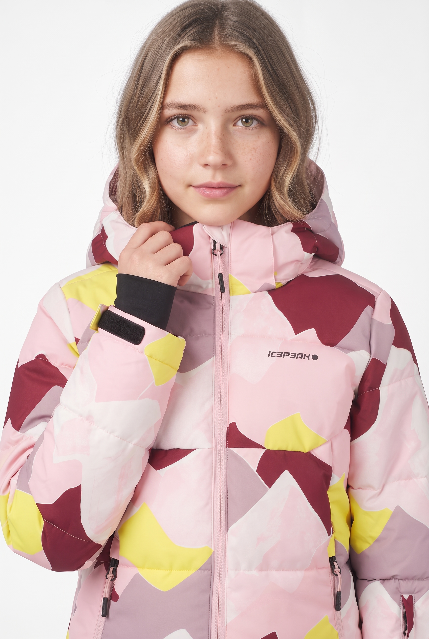 Icepeak Veste de ski »ICEPEAK LADUE JR« pour enfants et adolescents, avec fermeture éclair, respirant