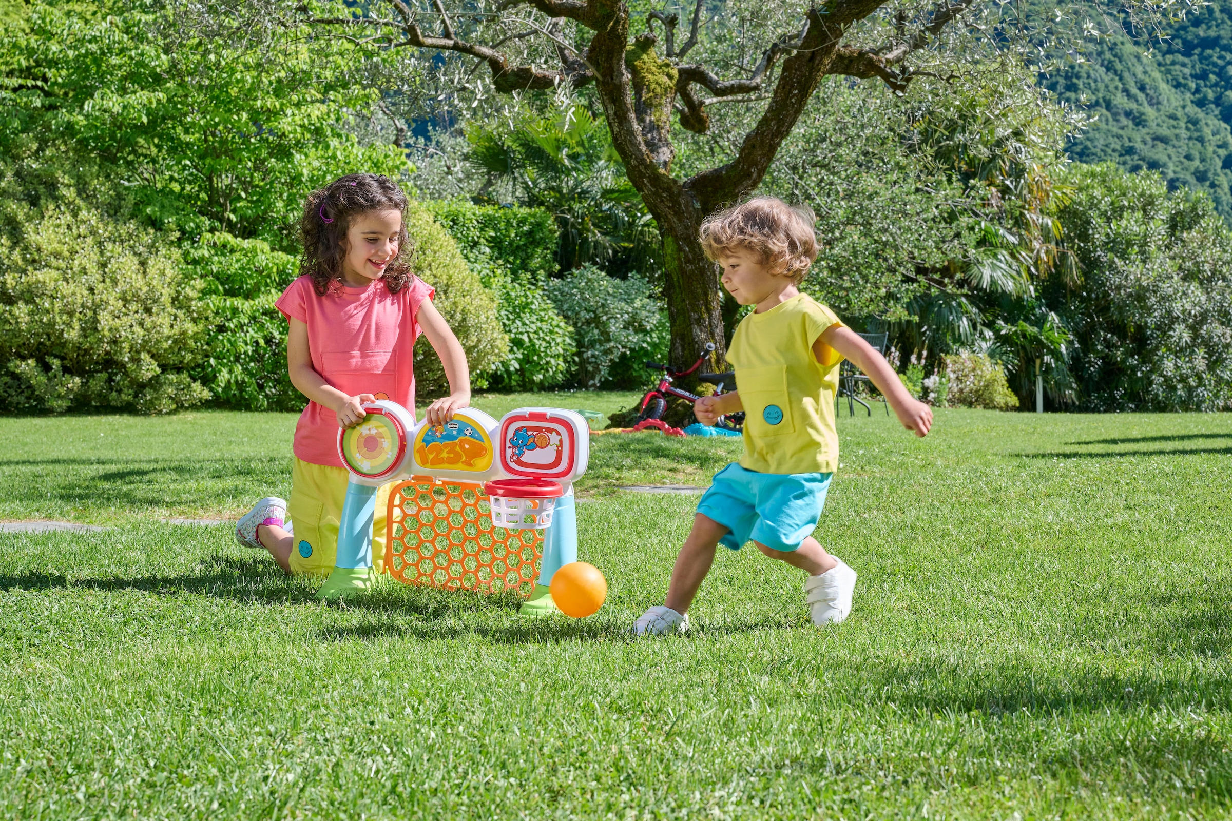 Chicco But de football »Multi-Sport-Aktivitätsspiel, 3in1« Made in Europe; mit Licht- und Soundeffekt