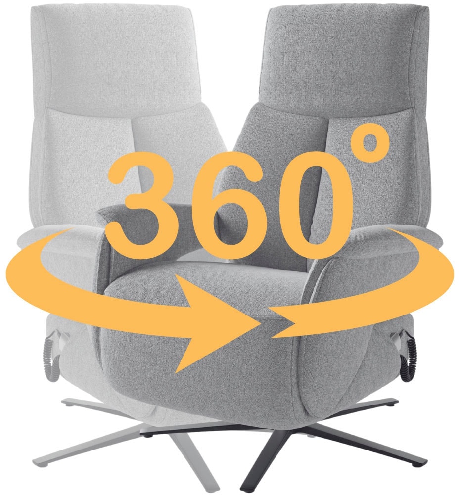 sit&more Fauteuil TV »TV Lazy« zur Auswahl mit Herz-Waage-Position
