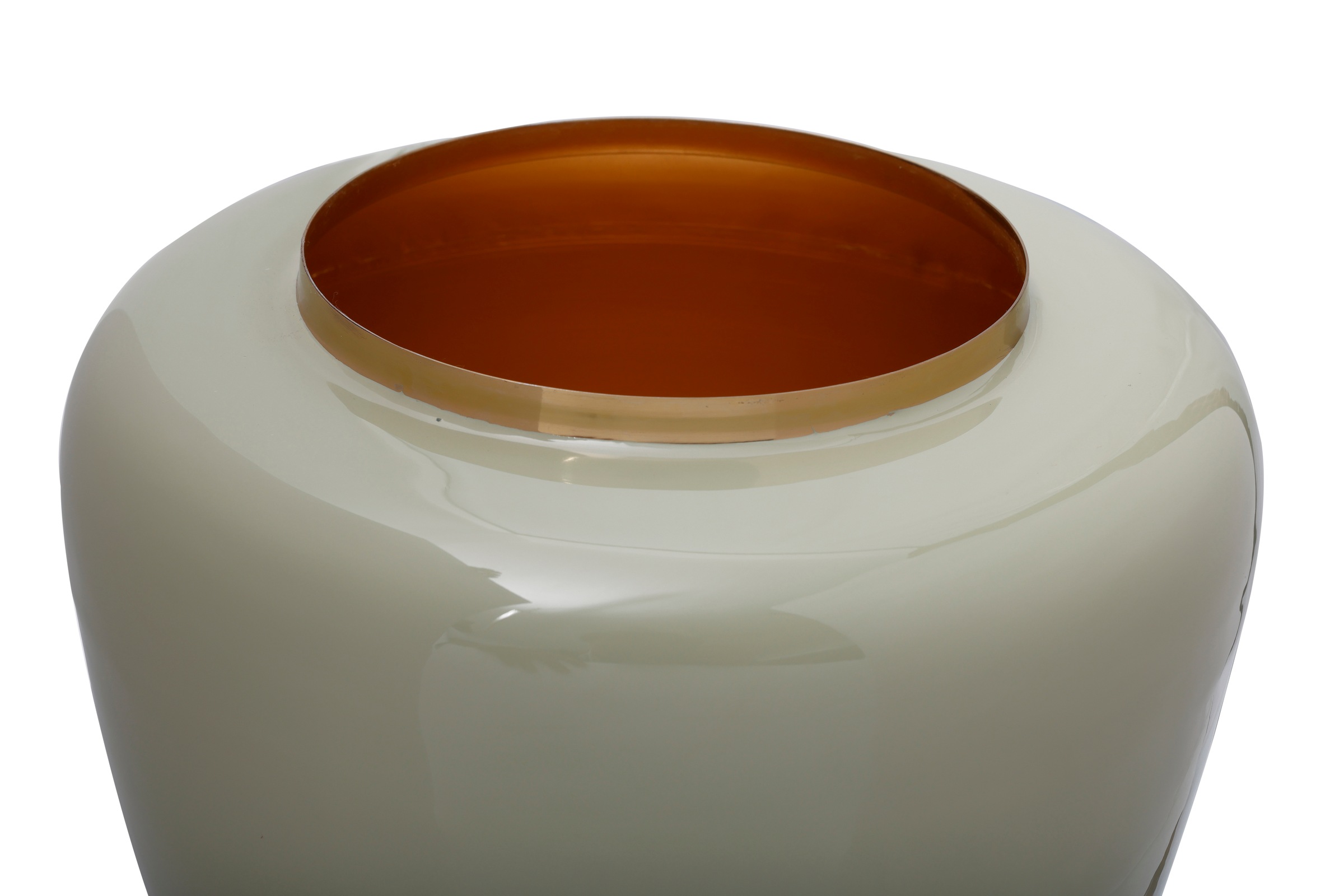 Kayoom Dekovase »Vase Artisse 125« Dekorative Metall-Vase, glanzvoll lackiert, Innenversiegelung