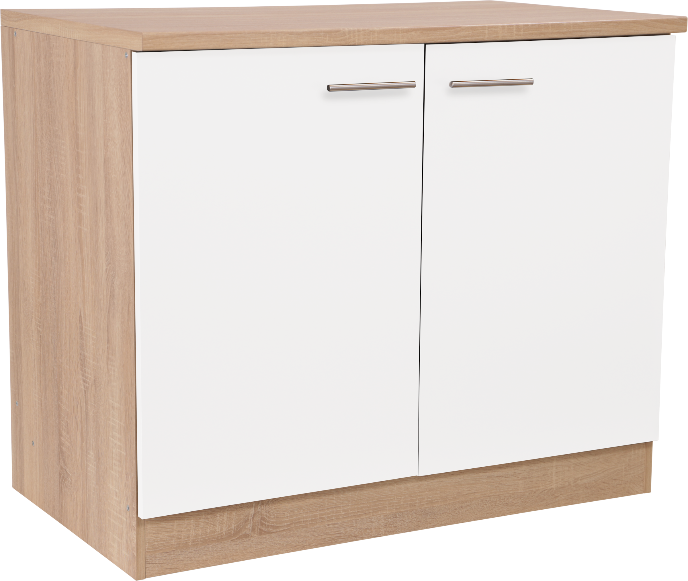 RESPEKTA Spülenschrank »Merle« Breite 100 cm, mit Soft-Close Funktion, Stangengriffe aus Metall