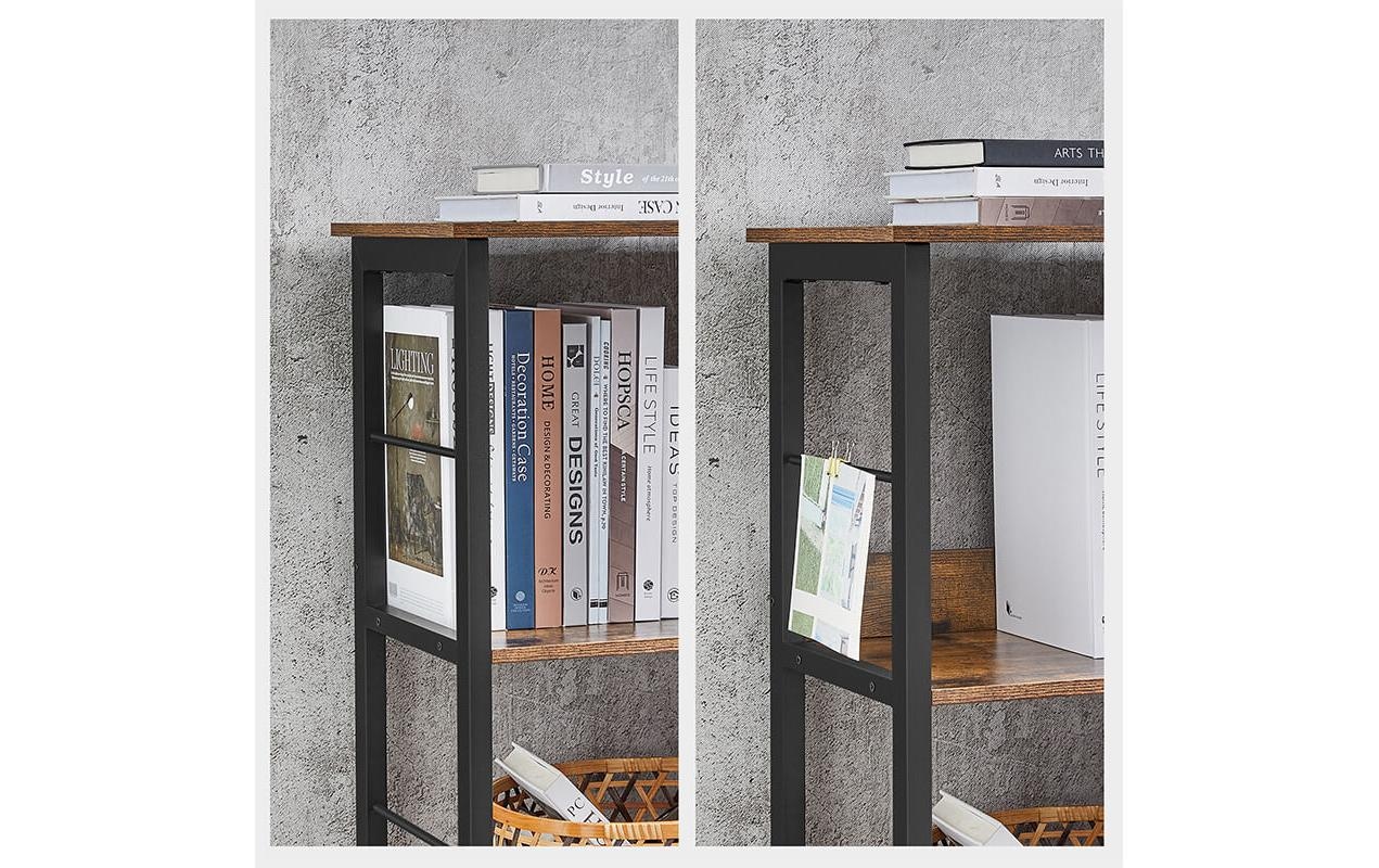 VASAGLE Wandregal »VASAGLE Regal Industrial Schwarz«