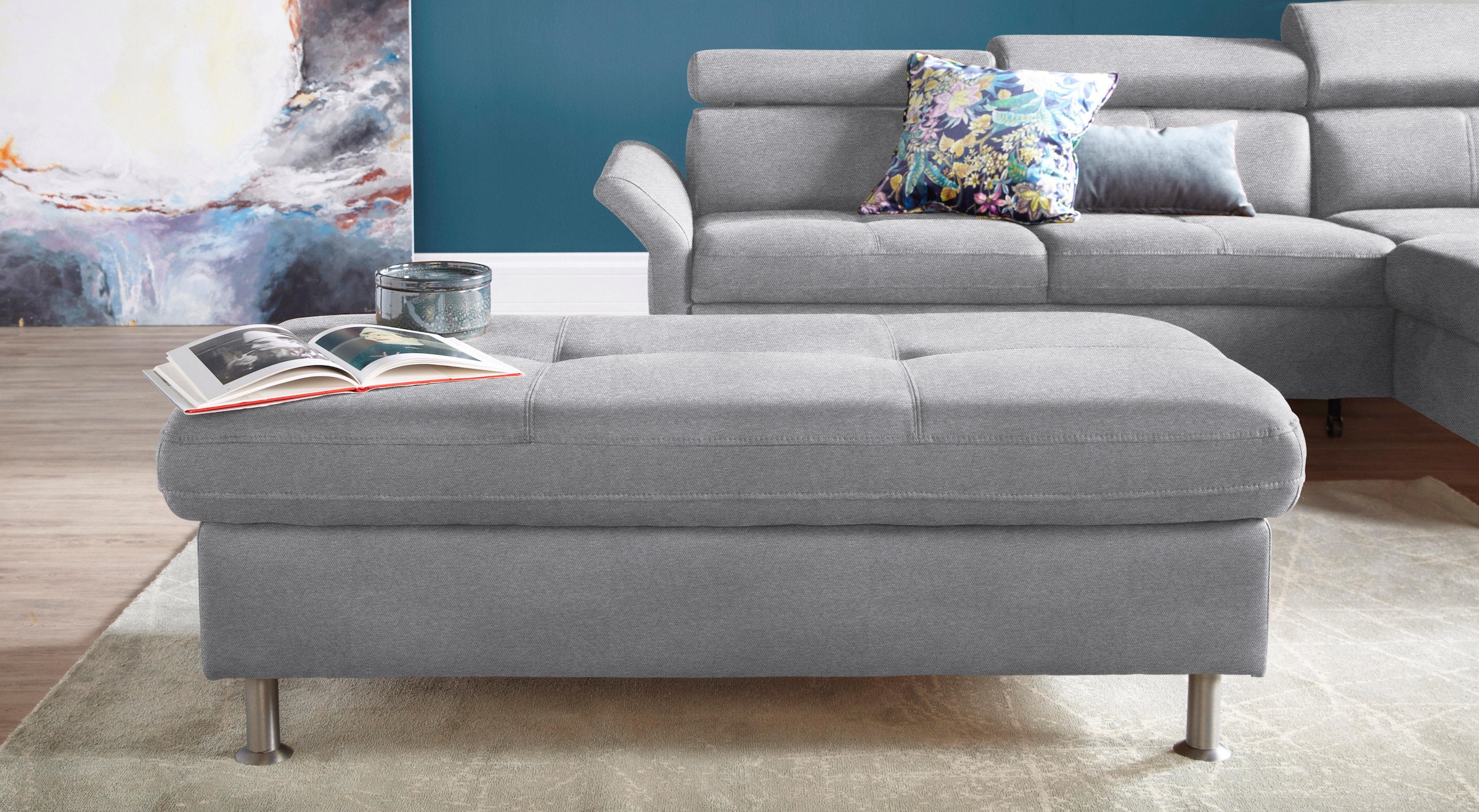 exxpo - sofa fashion Tabouret »Maretto Bankhocker mit tollem Sitzkomfort« praktisches Staufach unter der Sitzfläche