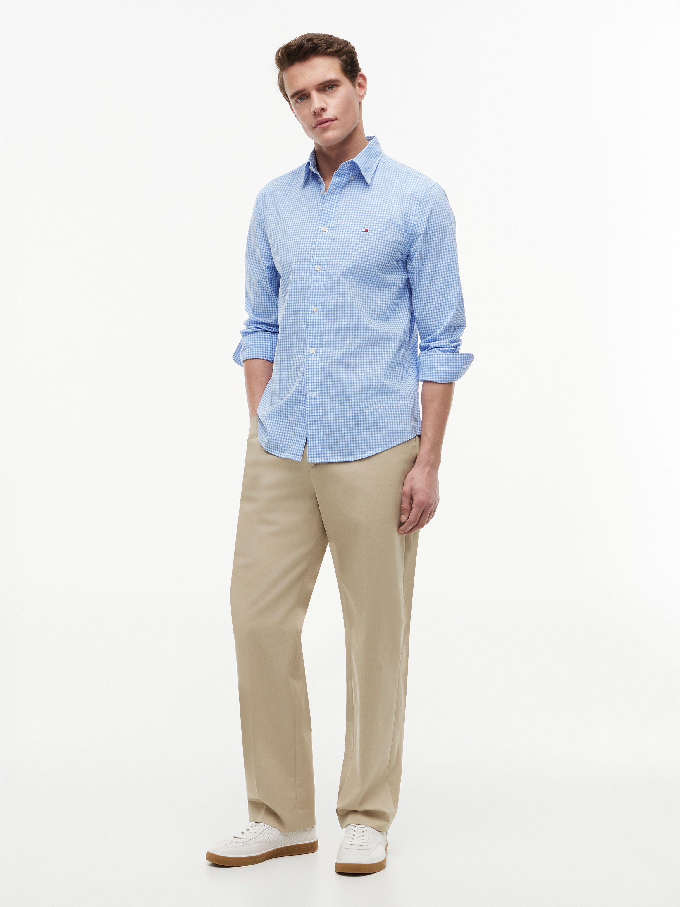 Tommy Hilfiger Chemise à manches longues »FLEX POPLIN GINGHAM SHIRT«
