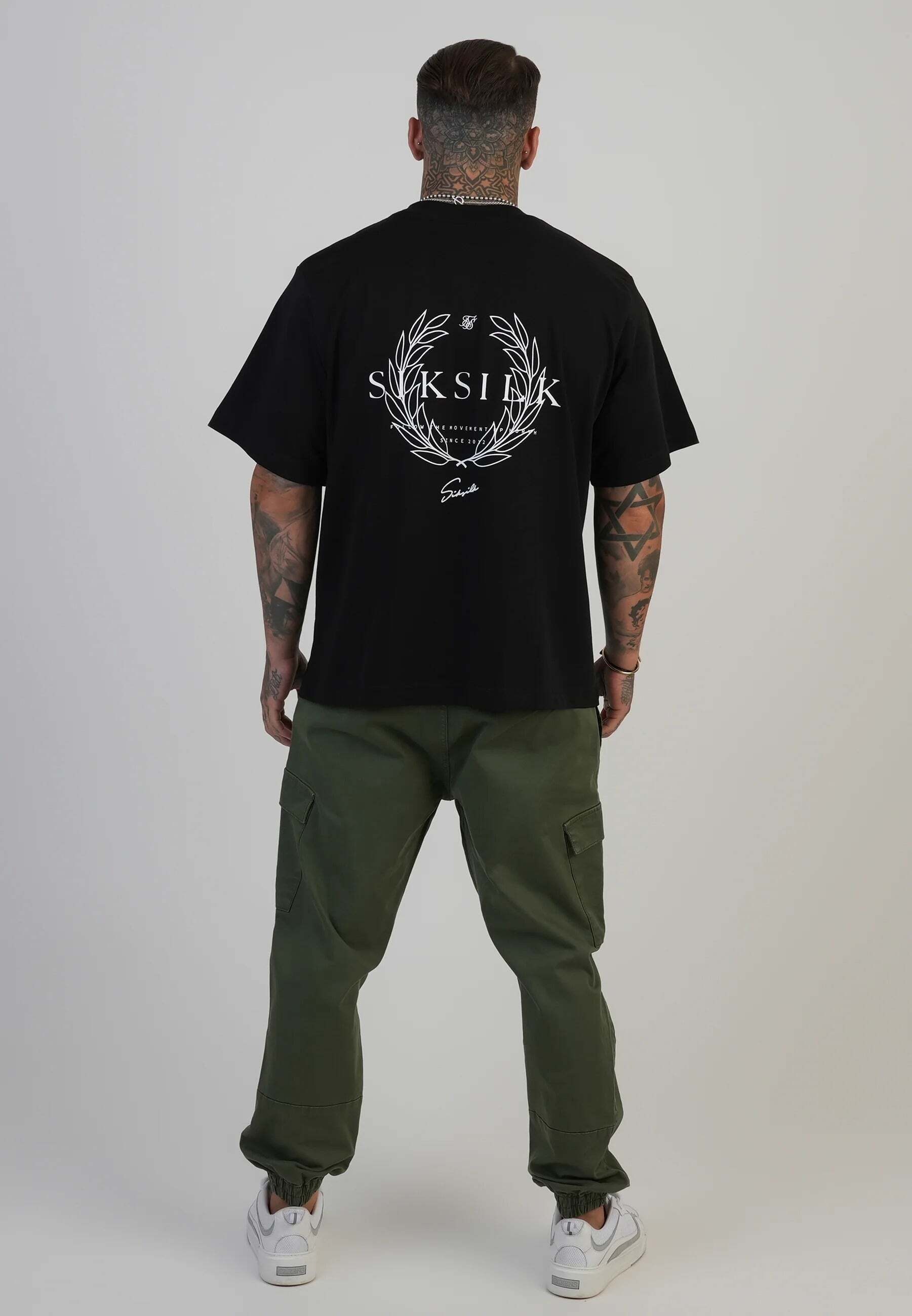 Siksilk Pantalon cargo »Siksilk Cargohose Slim Fit Cargos«