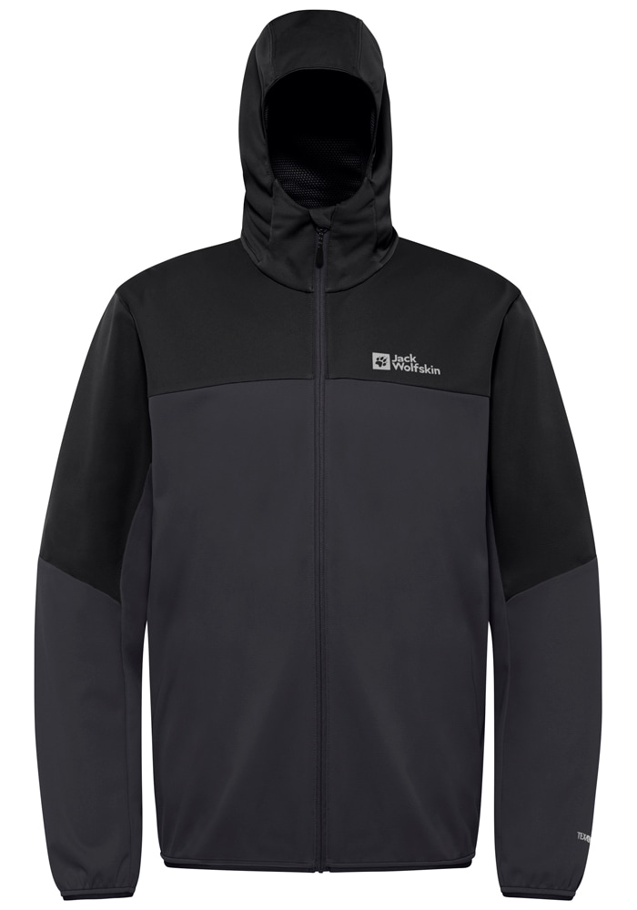 Jack Wolfskin Veste softshell »FELDBERG HOODY M« mit Kapuze