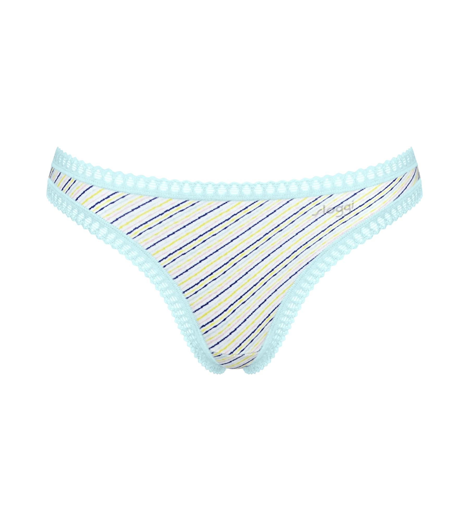 sloggi String »GO Crush« 3er Pack,  dehnbare Spitzendetails, Multipack, Cotton-Mix, bequem