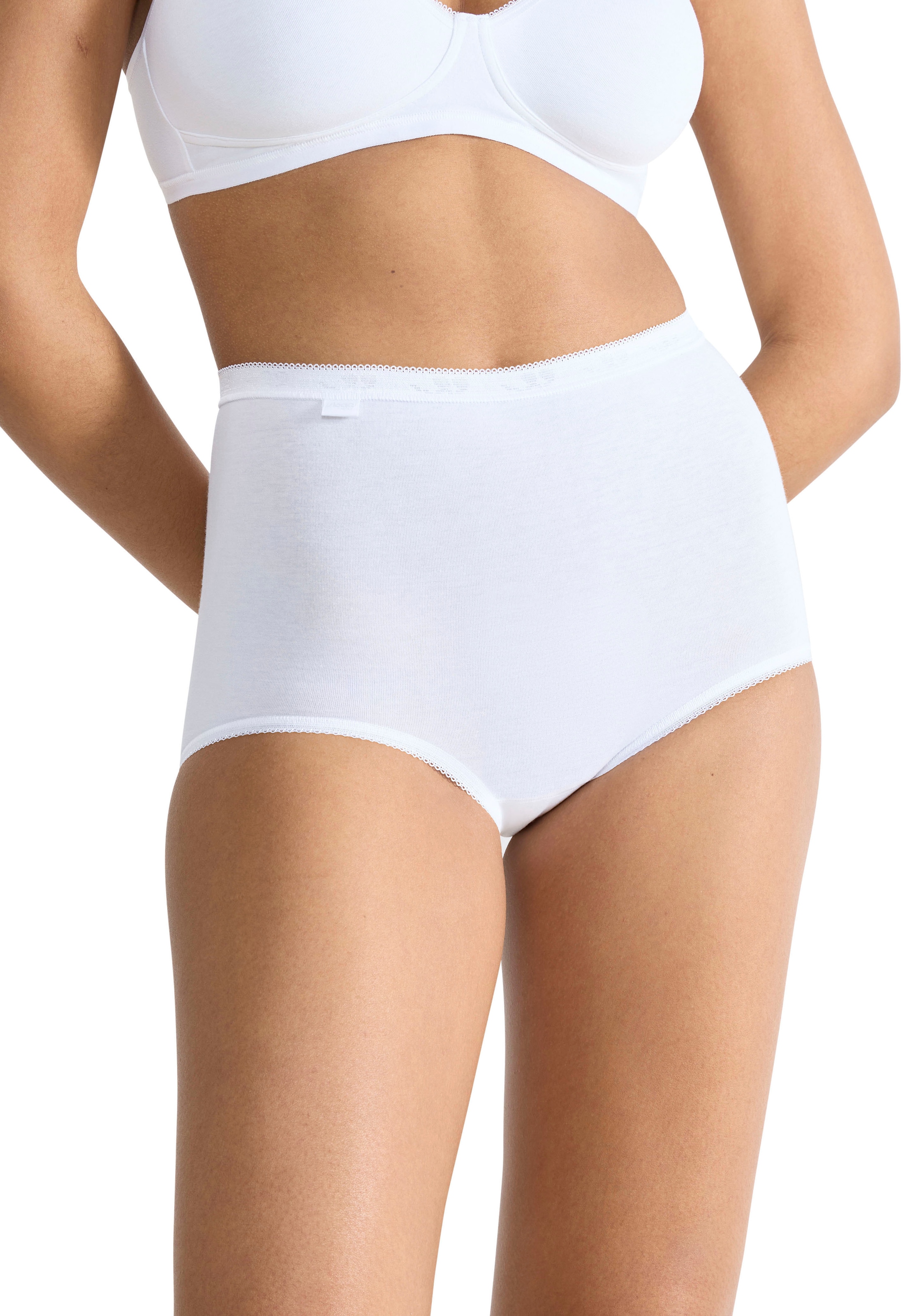 sloggi Maxislip »Basic+« 3er Pack,  perfekter Sitz, Baumwollmischung, weich, elastisch