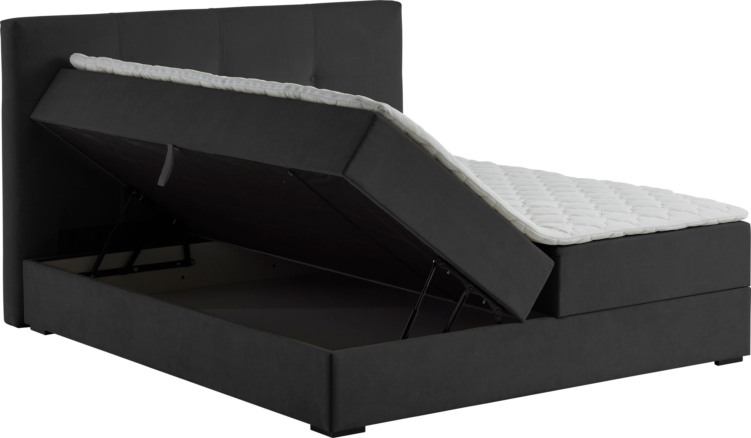 ATLANTIC home collection Lit de boxe »Lucy« avec coffre de lit