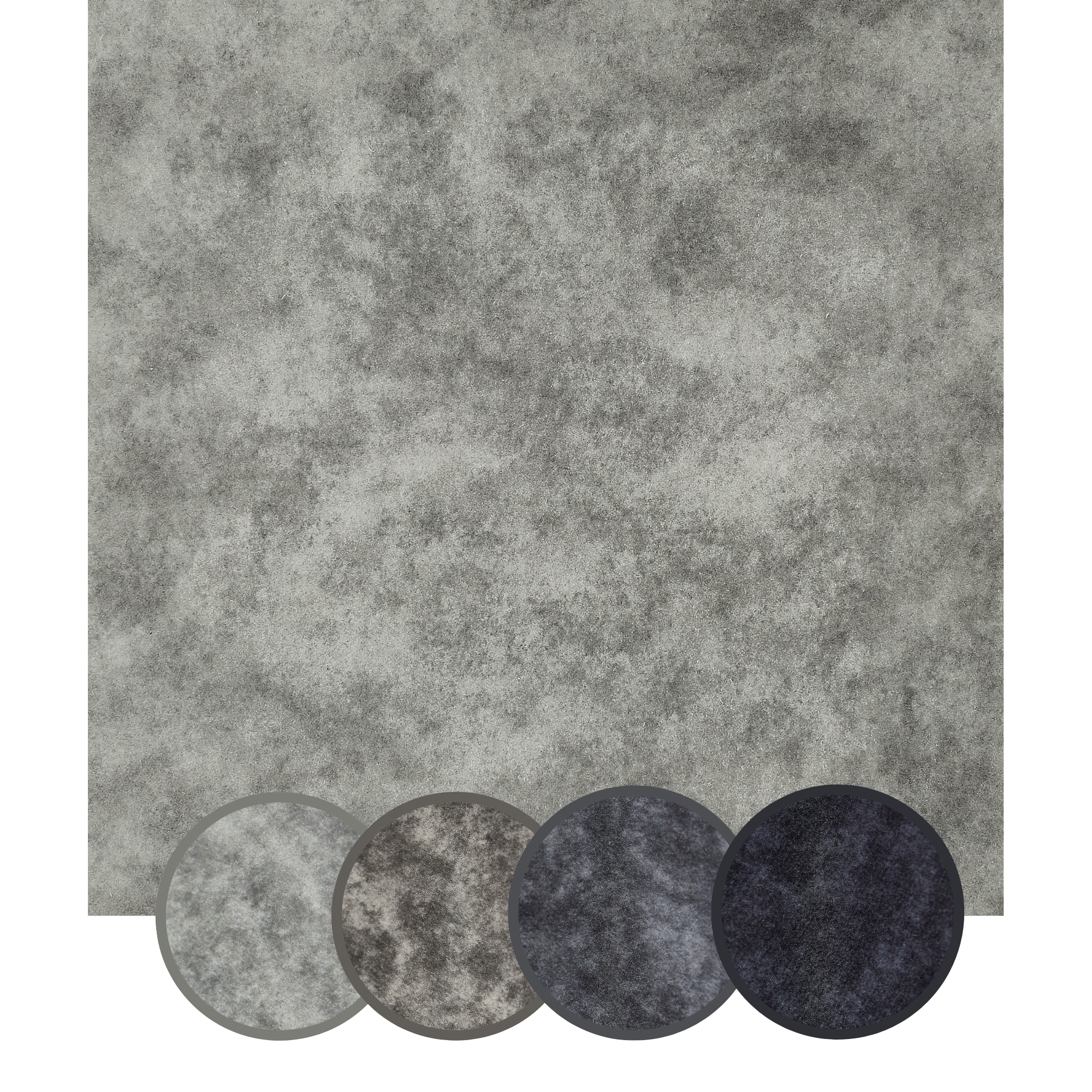 Andiamo Teppichfliese »Colmar Nadelfilz, Gesamthöhe 4 mm« quadratisch 40x40 cm, selbstklebend, robust & strapazierfähig, 25 Stück (4 qm)