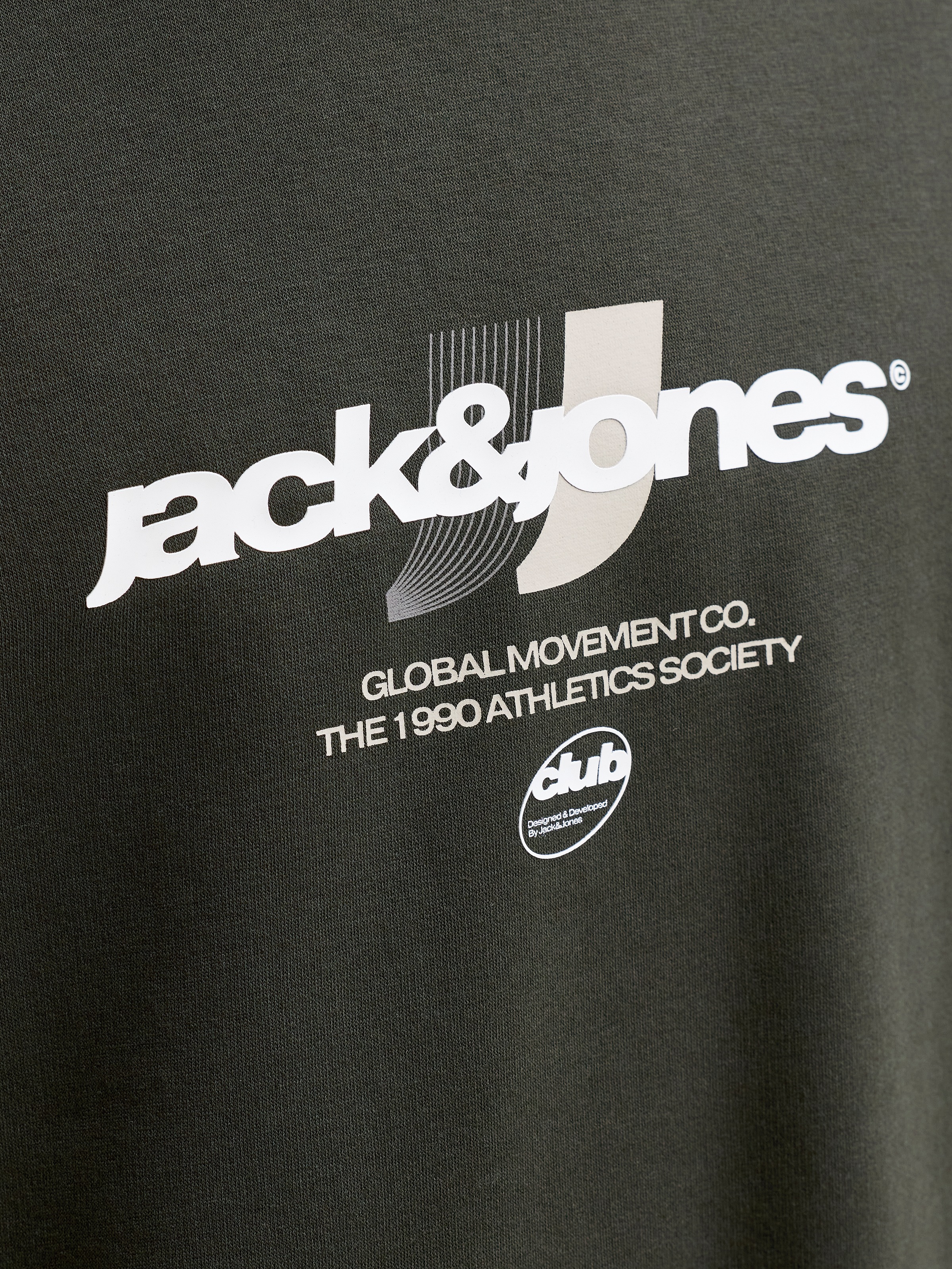 Jack & Jones »JCOCLUB BRANDING SWEAT CREW NECK«, Baumwollmischung, regular fit
