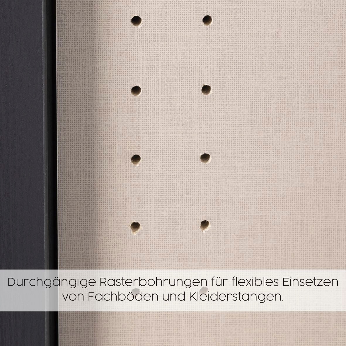 rauch Kleiderschrank »Schrank Garderobe Garderobenschrank Putzschrank Wäscheschrank TORRENT« Breiten 91/136/181 cm, Höhe 210 cm,  optional Aussenschubladen und Spiegel, viel Stauraum MADE IN GERMANY