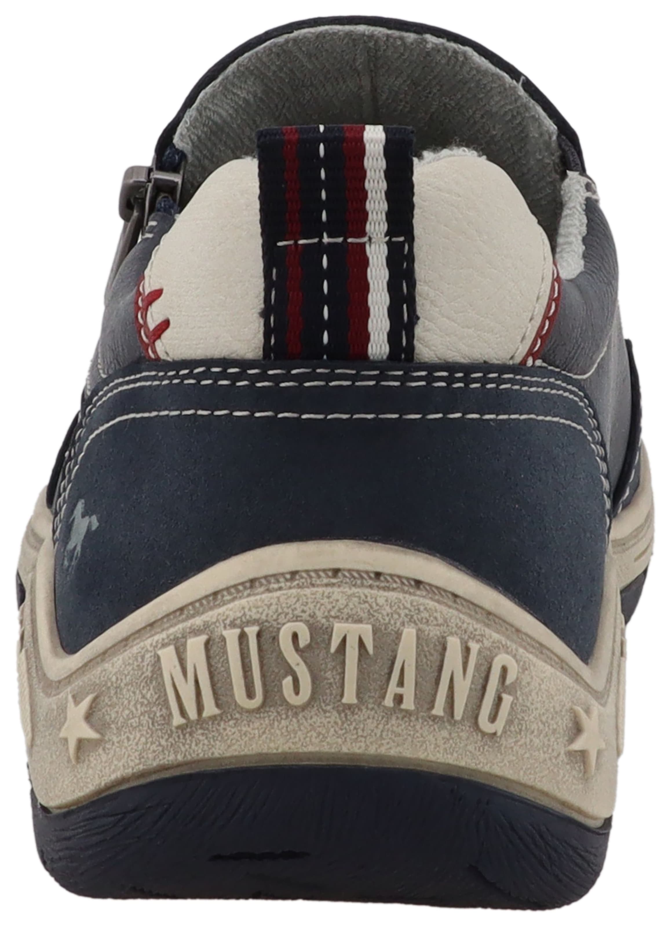 Mustang Shoes Slipper »Benedetto«  chaussure de loisirs, chaussure basse, mocassin avec fermeture éclair latérale