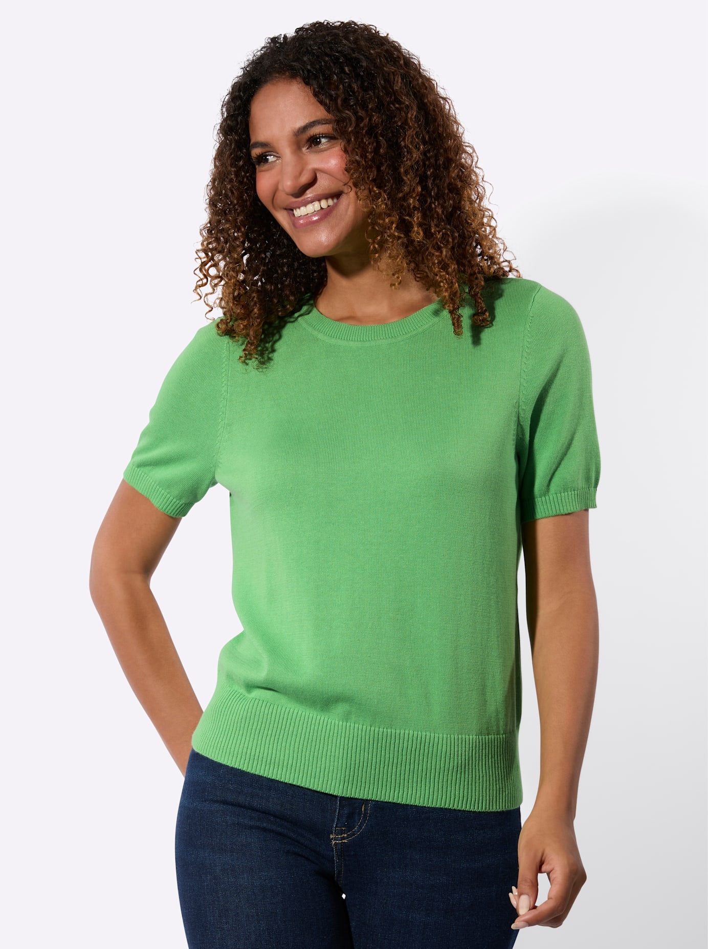 Casual Looks Pull à manches courtes »Kurzarm-Pullover«