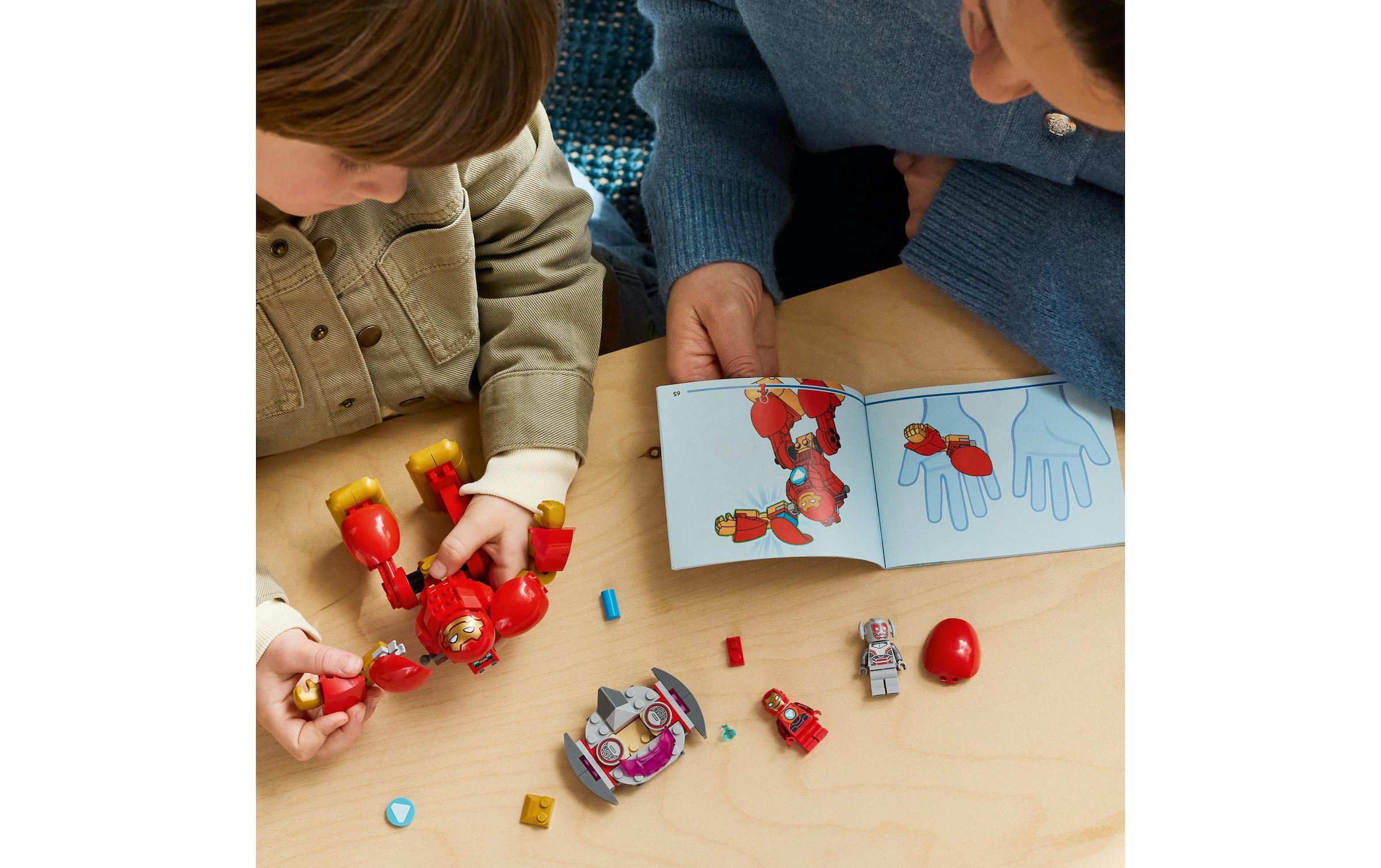 LEGO® Pions de construction »Ultron vs. Iron Man (11209), LEGO Disney Junior Marvel« fabriqué en Europe