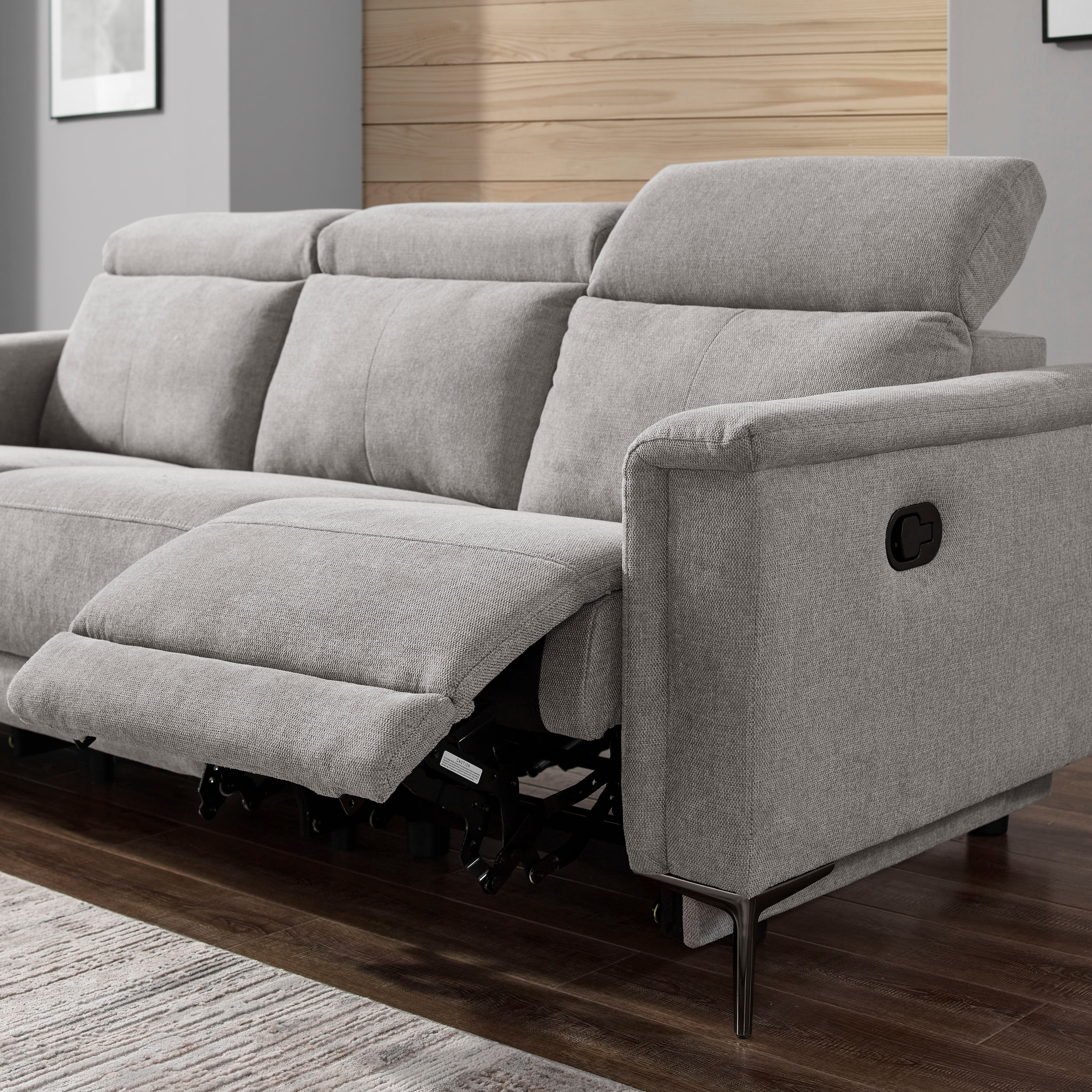 Home affaire 3-places »LUND B: 222 cm - OTTO. Verlässliche Qualität. Mit Relaxfunktion« in 2 Sitzen (links/rechts), manuell/elektrisch (USB-C), Kopfteilverst.