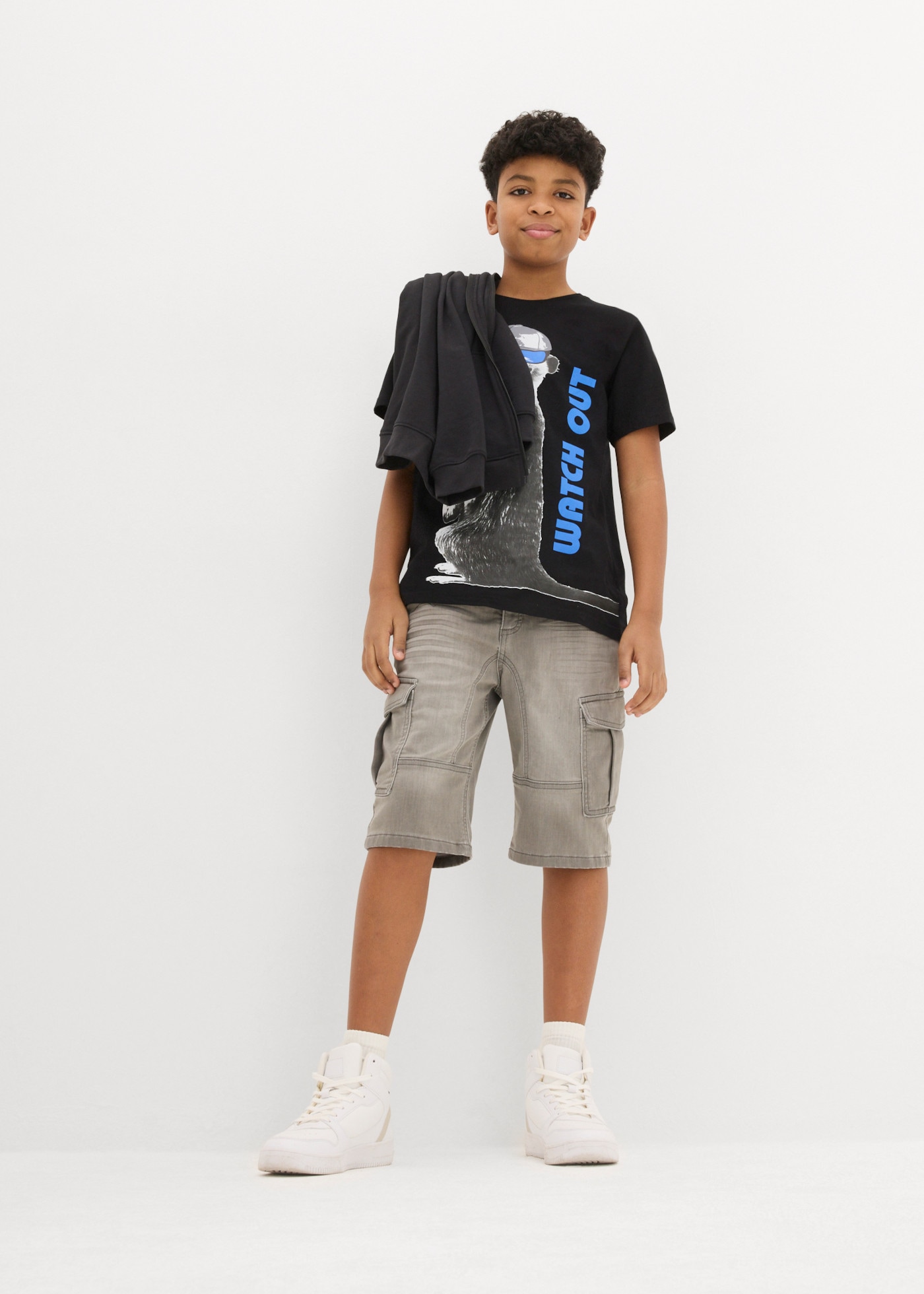 bonprix T-shirt coupe normale, manches courtes, col rond
