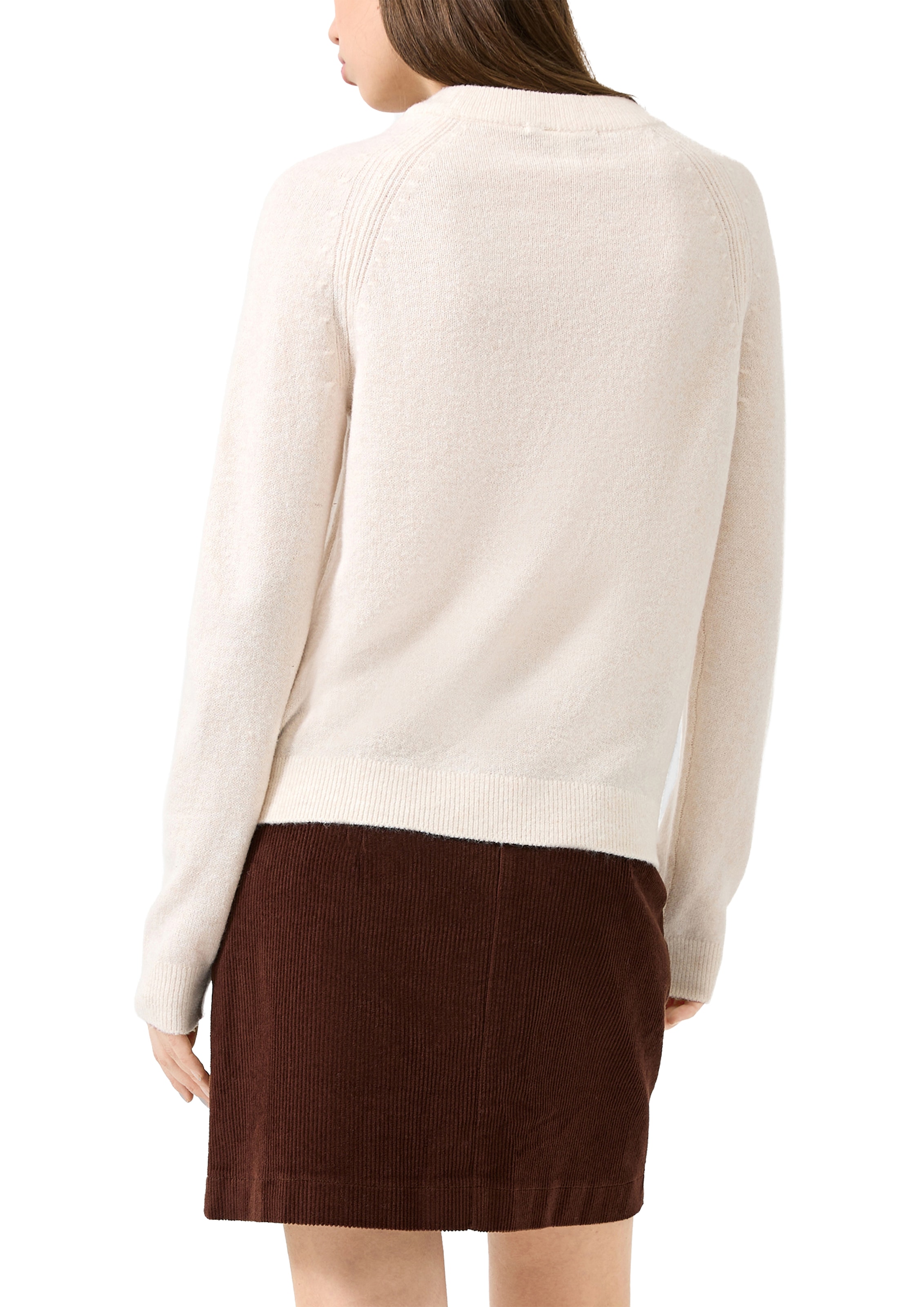 QS Strickpullover Winterpullover mit Stretch