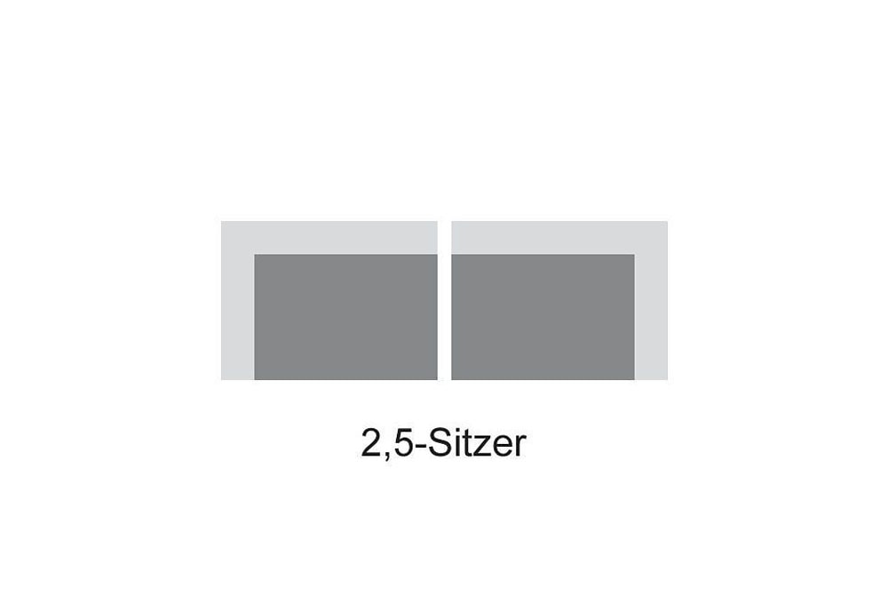 COTTA Ensemble rembourré »Leandra« Set bestehend aus: 2-Sitzer & 2,5-Sitzer