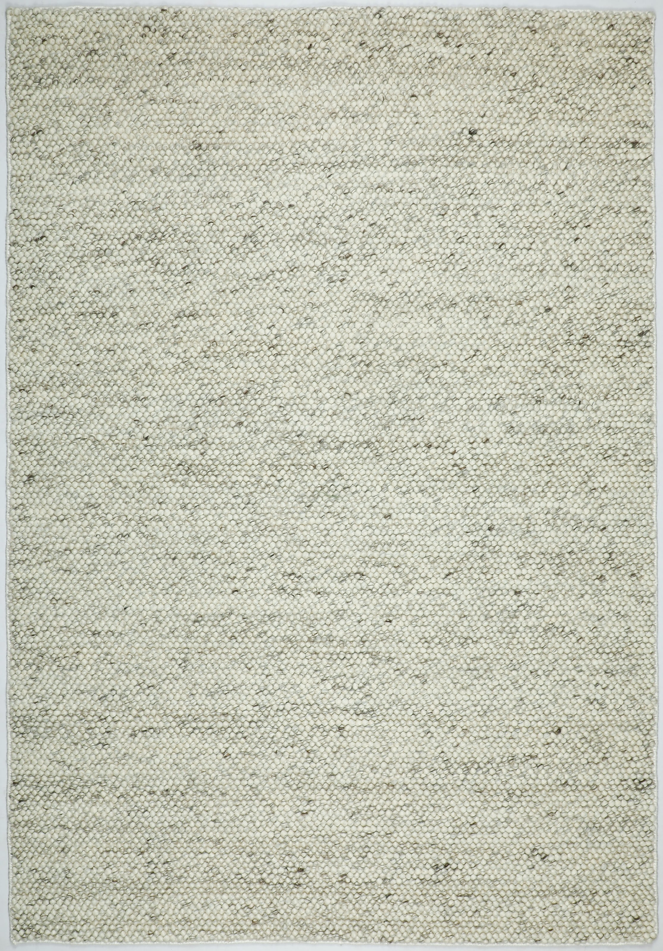 GOODproduct Tapis en laine »Wolly, Wolle« Rectangulaire 14 mm Höhe handgewebt, Handweb Teppiche, Wohnzimmer, Schlafzimmer, Esszimmer