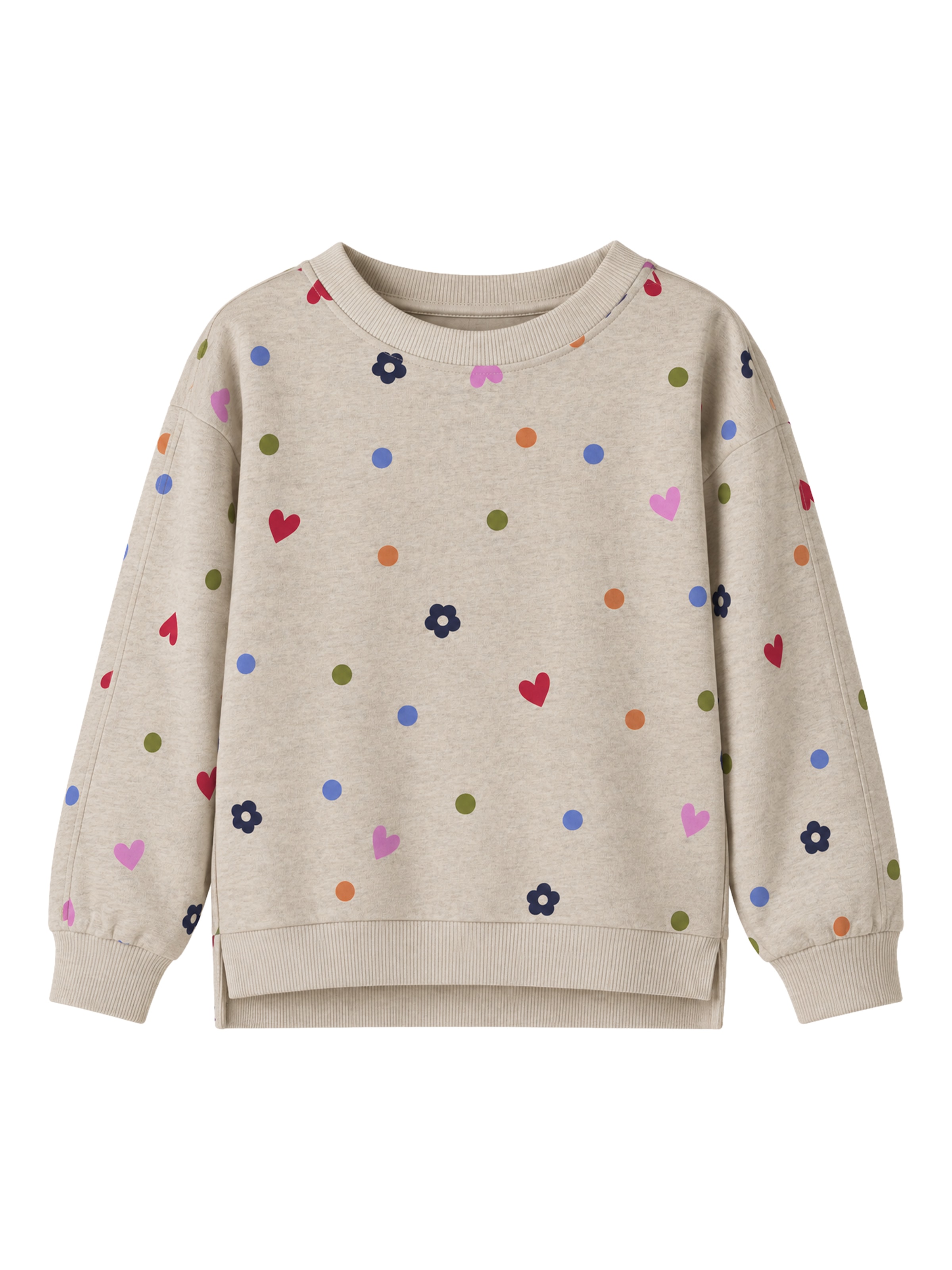 Name It Sweatshirt »NMFNISALA LS NREG SWEAT BRU PB«, Baumwolle
