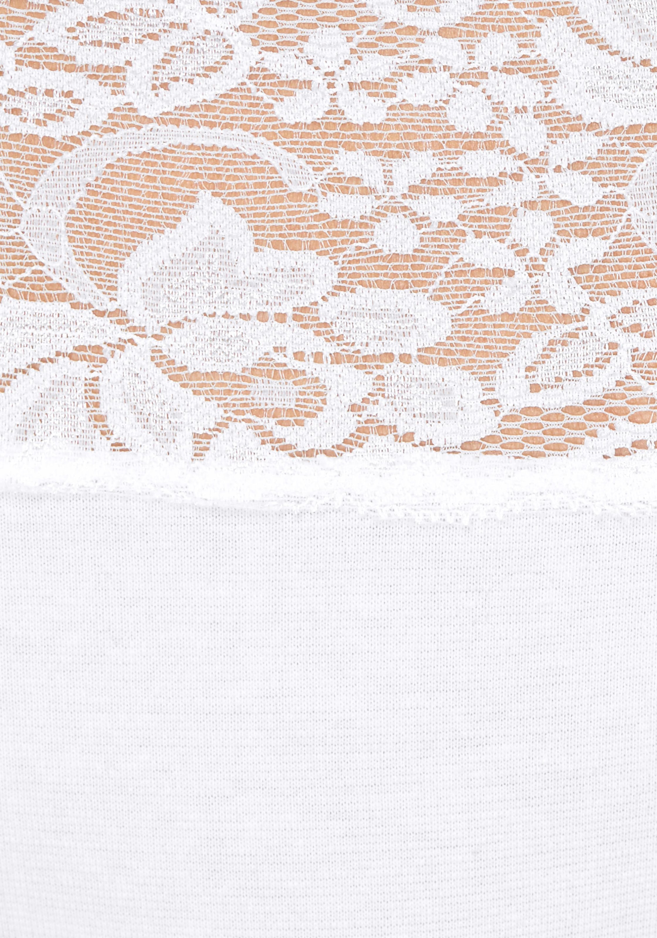 Vivance Slip 3er-Pack,  aus elastischer Baumwolle mit floraler Spitze