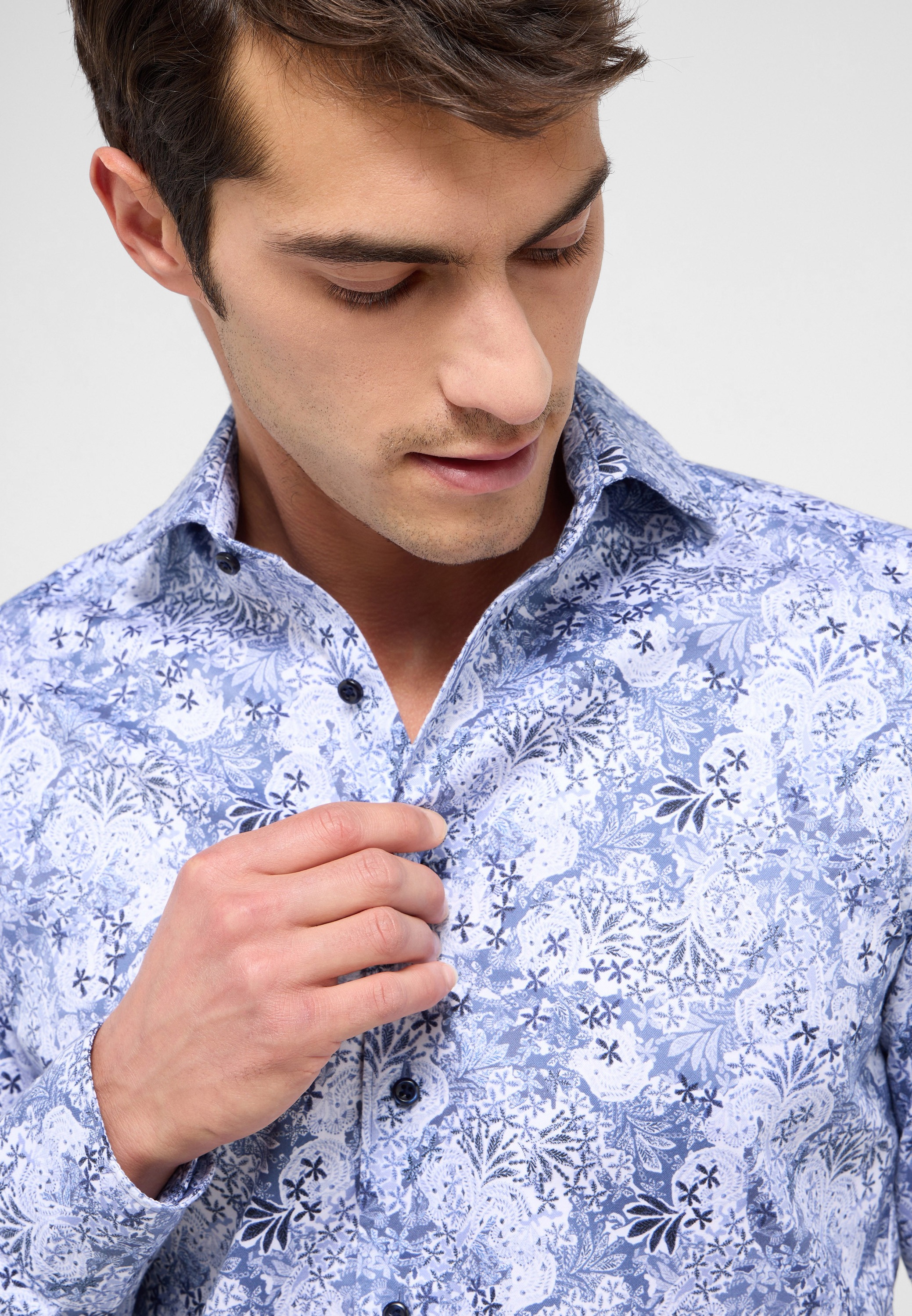 Eterna Chemise à manches longues »SLIM FIT« EASY IRON (bügelleicht)