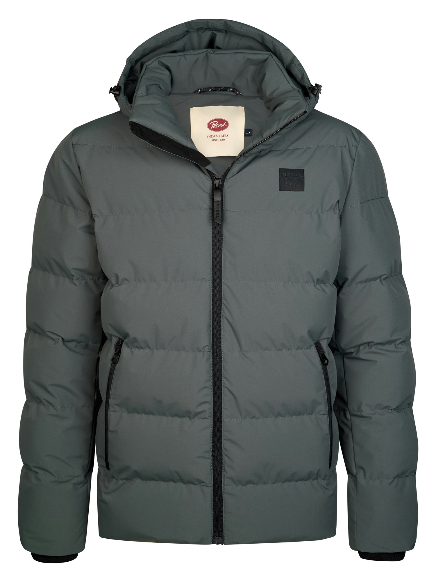 Petrol Industries Outdoorjacke mit Kapuze mit Kapuze, mit hohem Stehkragen