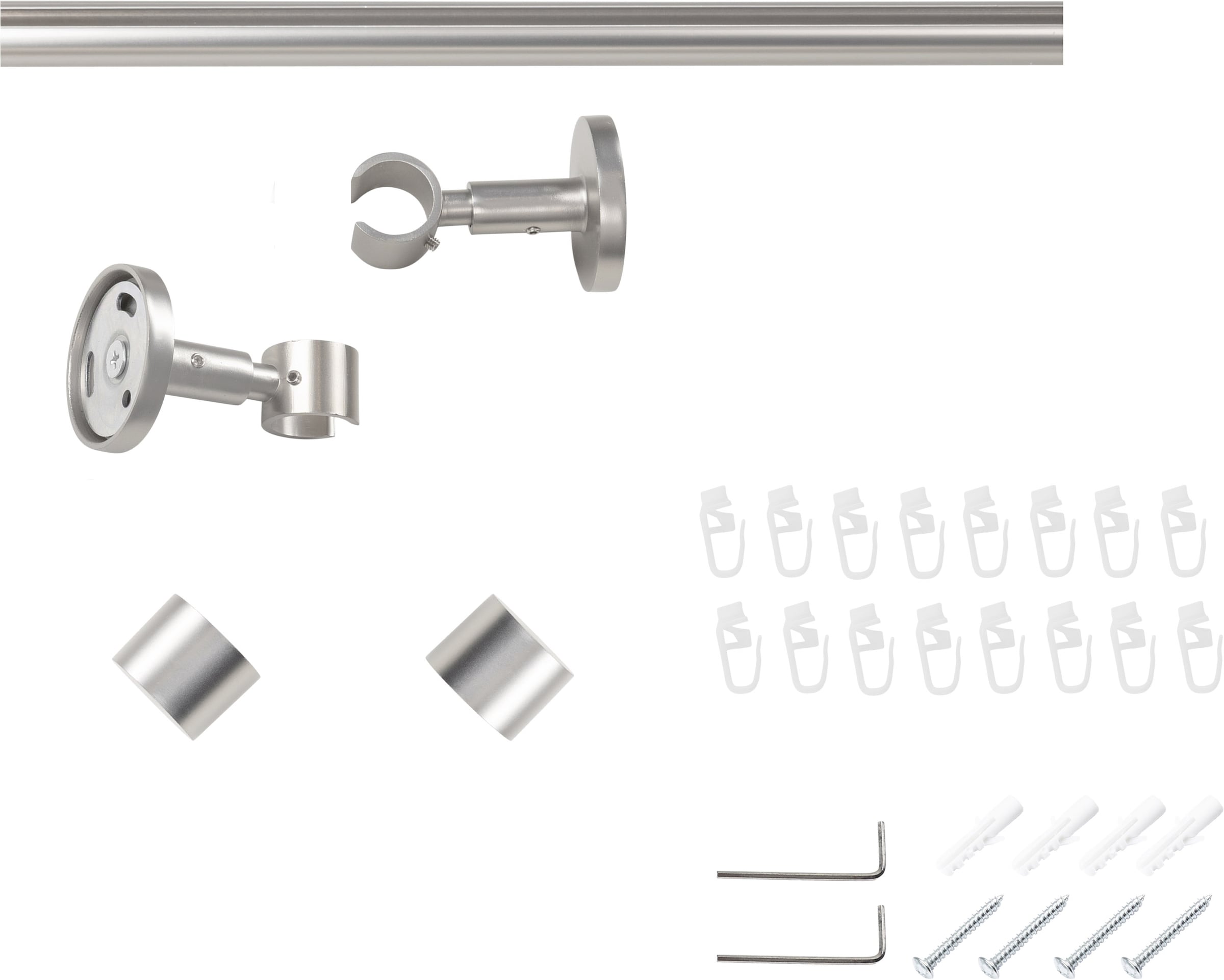 SN DECO GROUP Tringle à rideaux »Gardinenstange Innenlauf Brest Ø 19 mm, 1-läufig, Fixmass« Ø 19 mm Fixmass;kürzbar