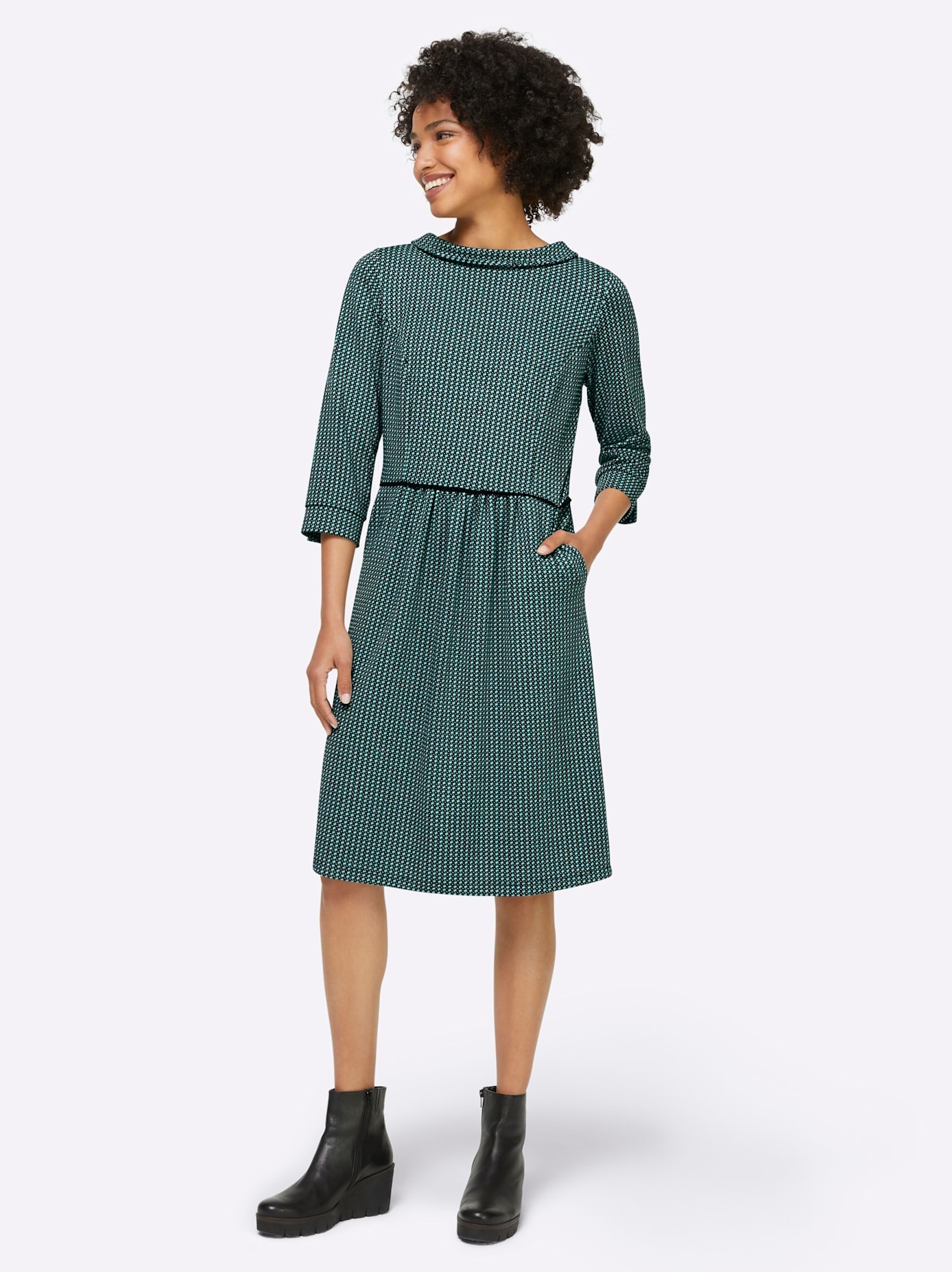 heine Jerseykleid »Jersey-Kleid« Eingrifftaschen