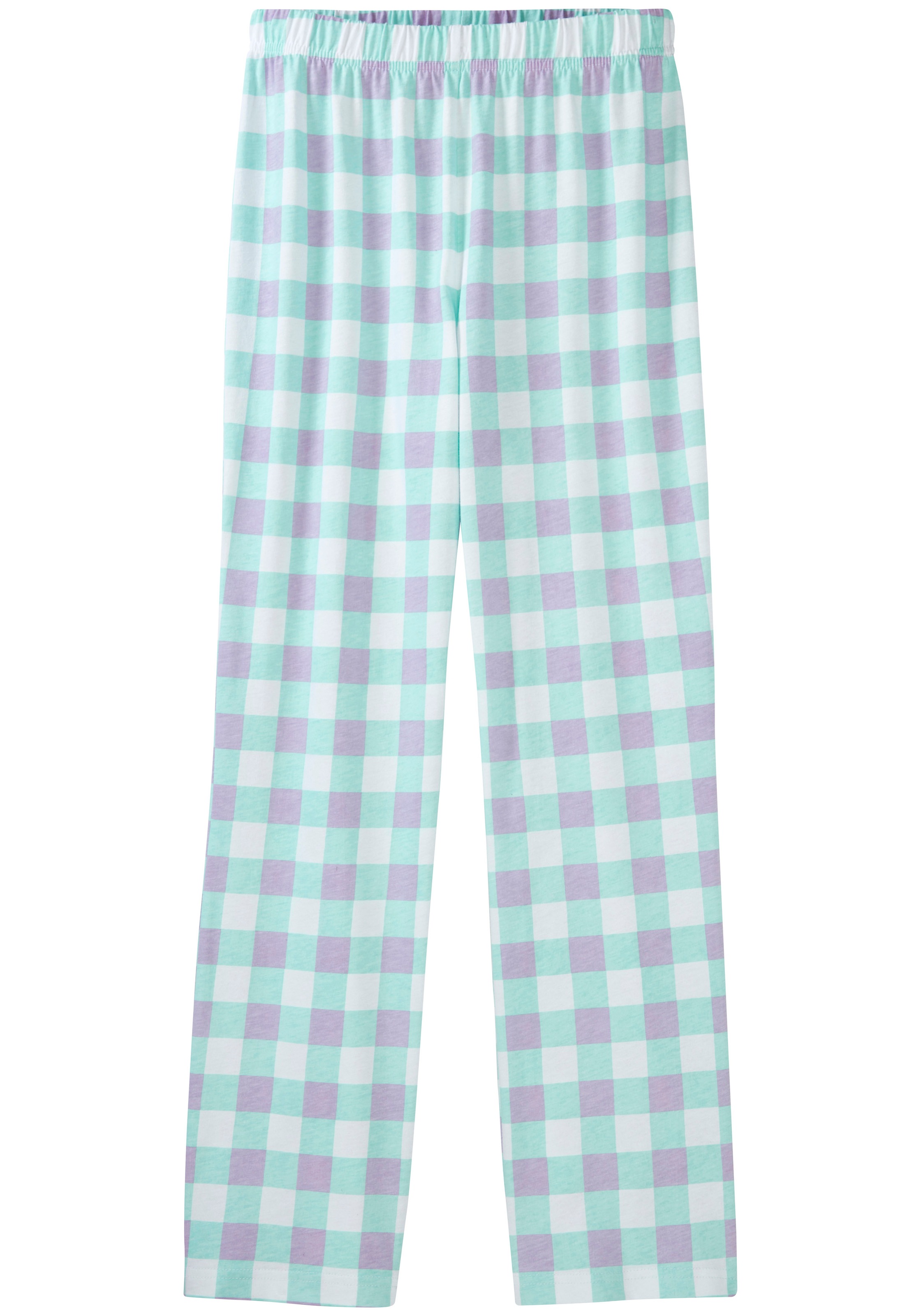 petite fleur by Lascana Pyjama »Schlafanzug« 1 Stück, 2 weiches Baumwollmaterial, kariertes Design