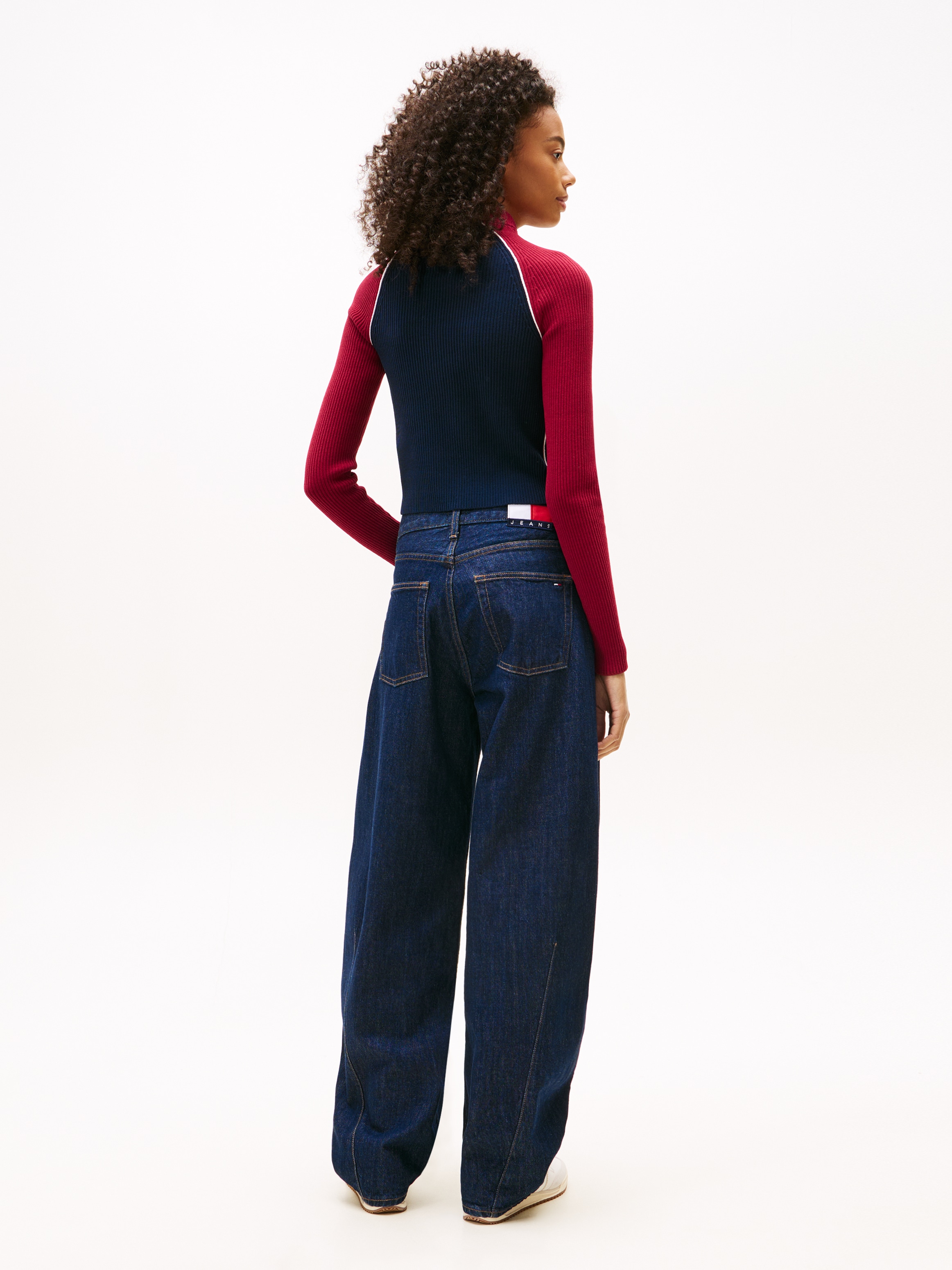 Tommy Jeans Veste en tricot »TJW COLORBLOCK ZIP THRU CARDIGAN«