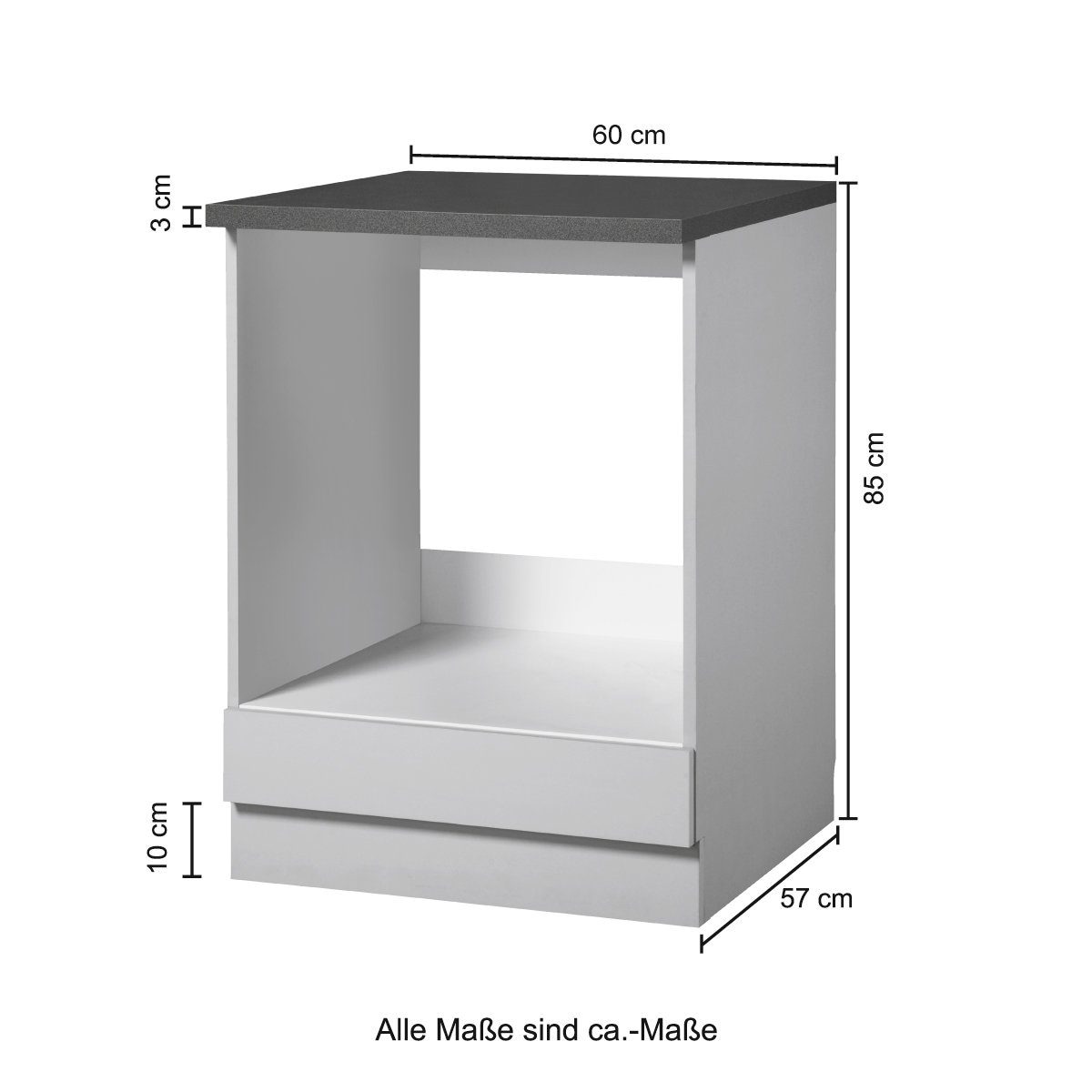 wiho Küchen Armoire encastrée pour cuisinière »Michigan«