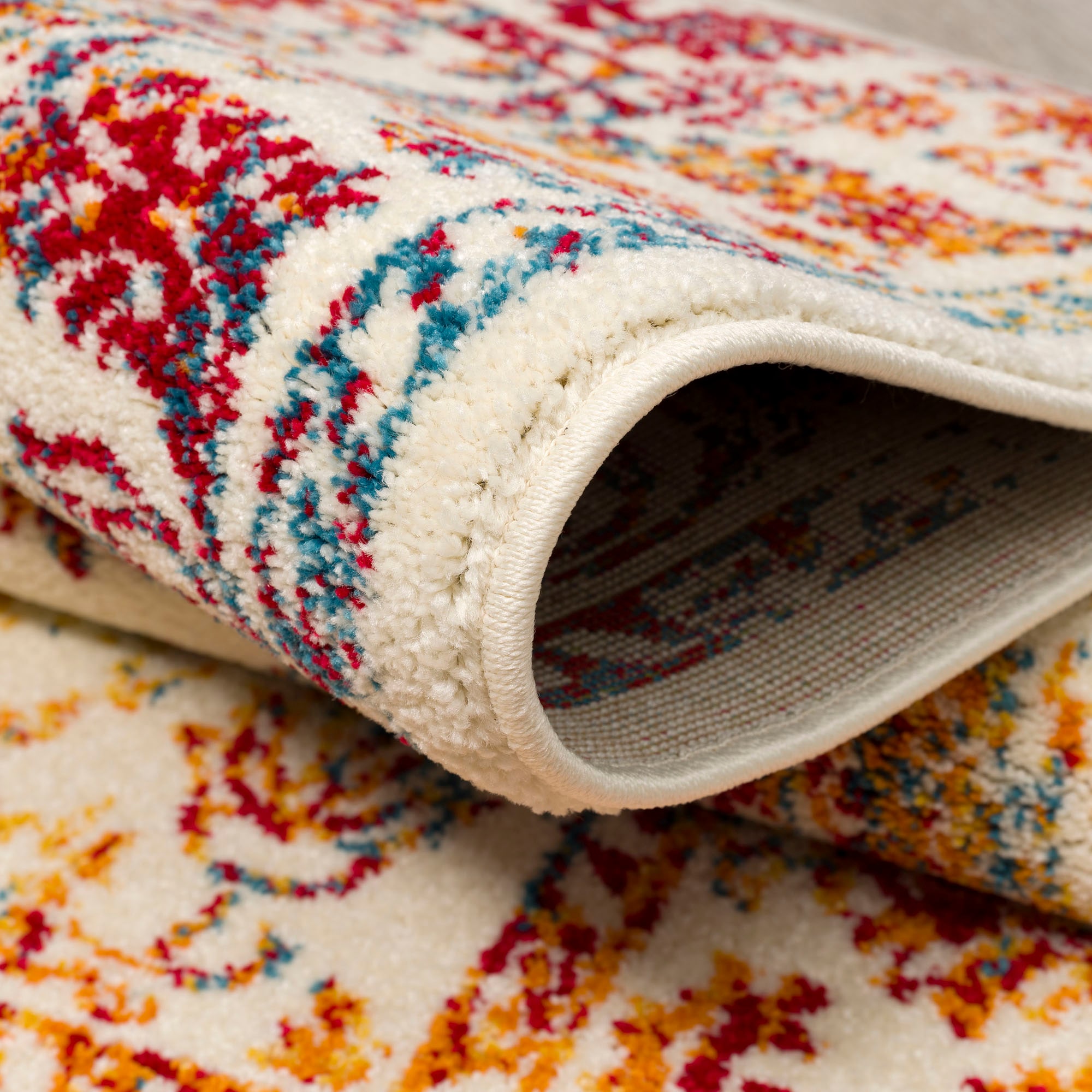 Sanat Teppich »Vintage 1606« rechteckig 13 mm Höhe Wohnzimmer, Kurzflor, Vintage Look, Retro