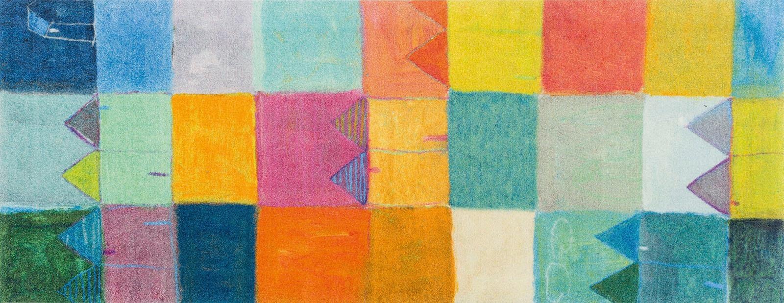 wash+dry by Kleen-Tex Läufer »Sonnenstadt« rechteckig 9 mm Höhe Schmutzfangläufer, rutschhemmend, waschbar, ideal in Diele & Flur